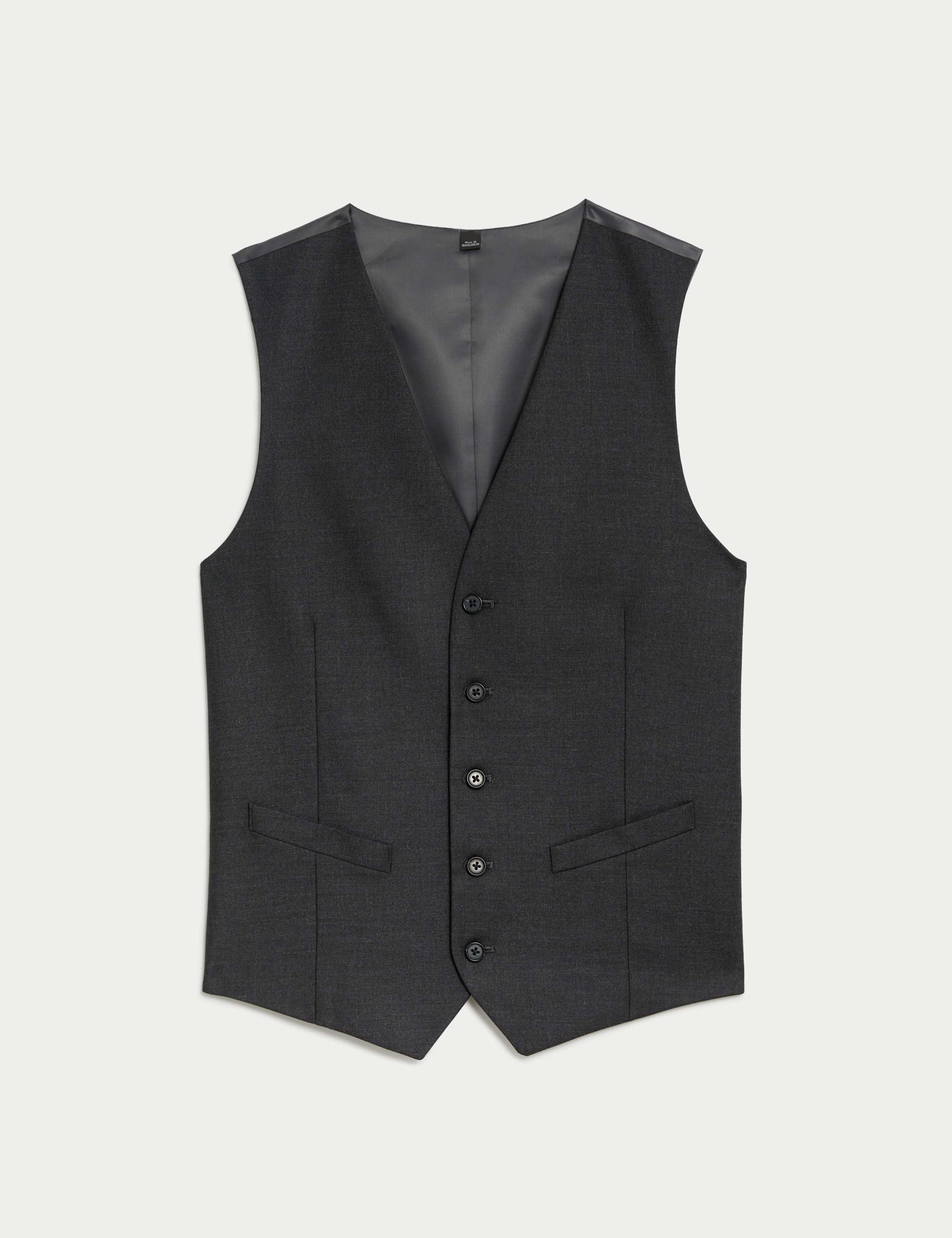 3 Piece Skinny Fit Stretch Suit 7 of 9