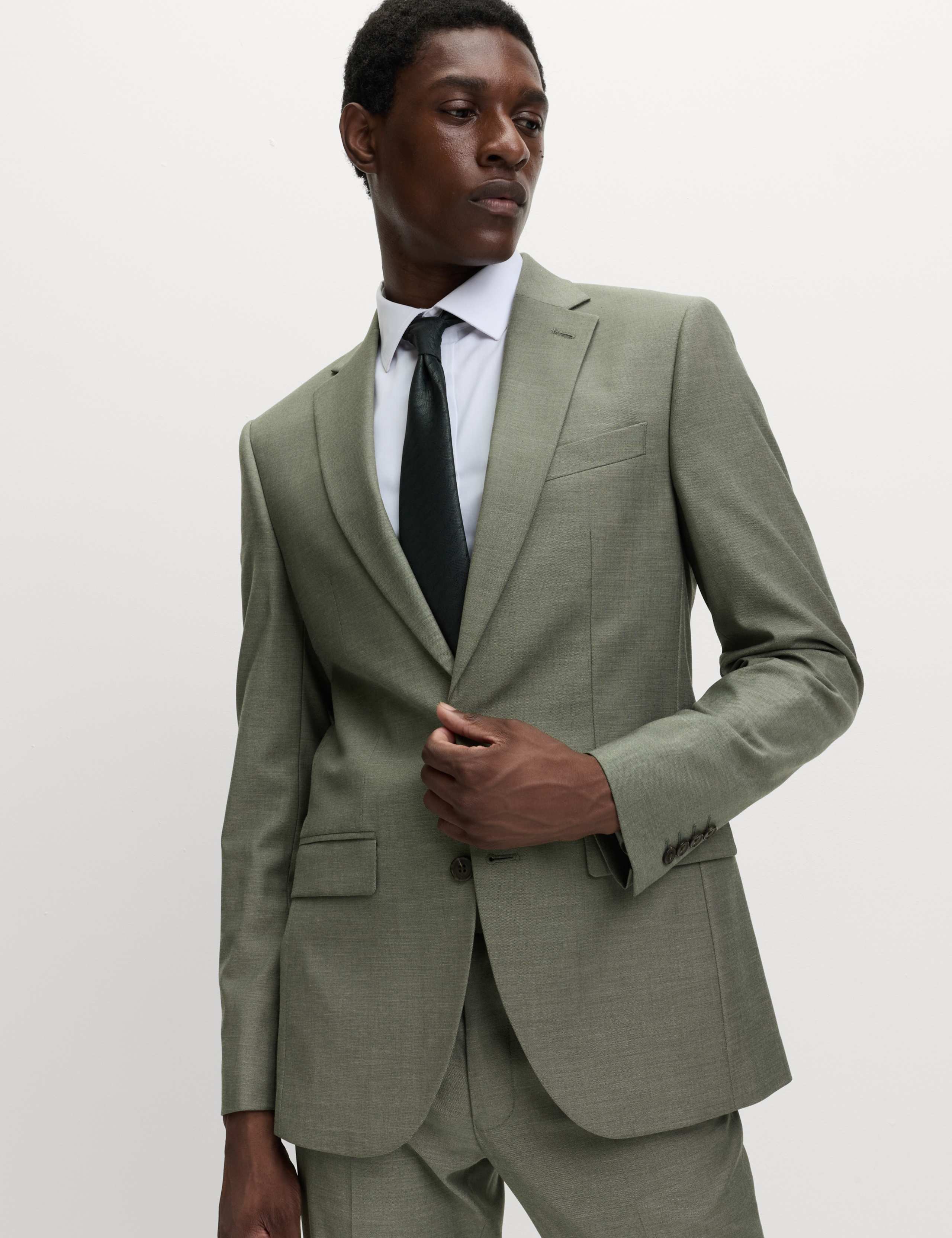 Slim Fit Stretch Suit Jacket