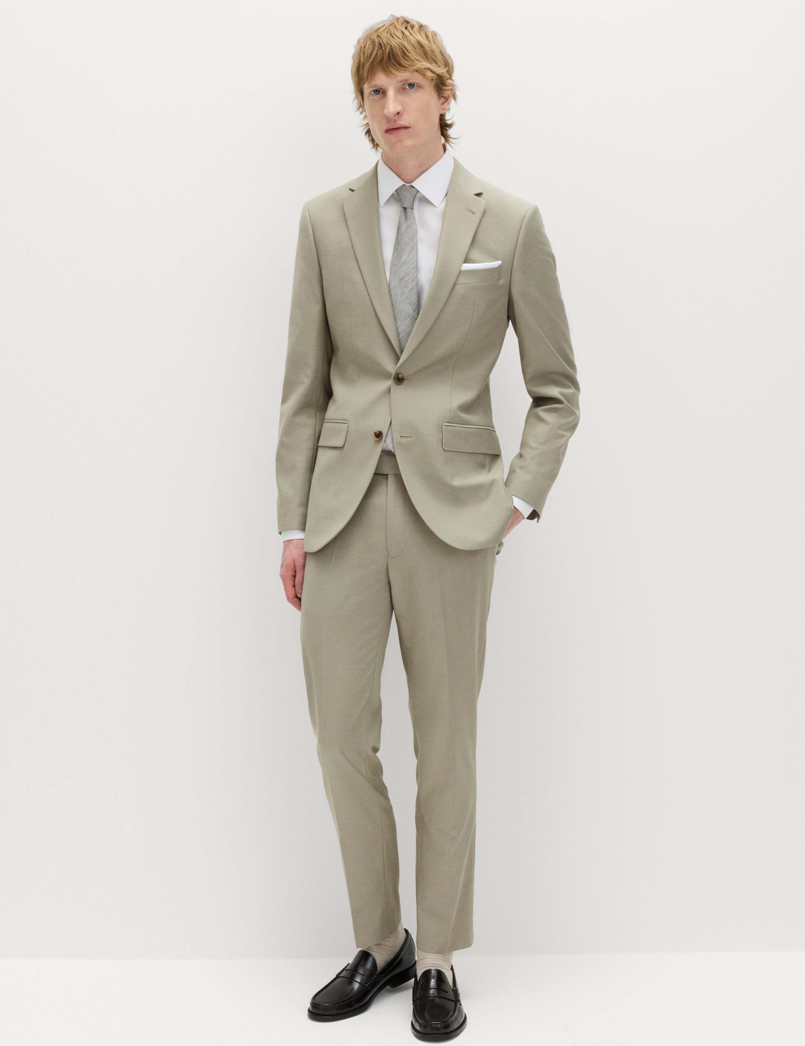 3 Piece Slim Fit Stretch Suit 8 of 9