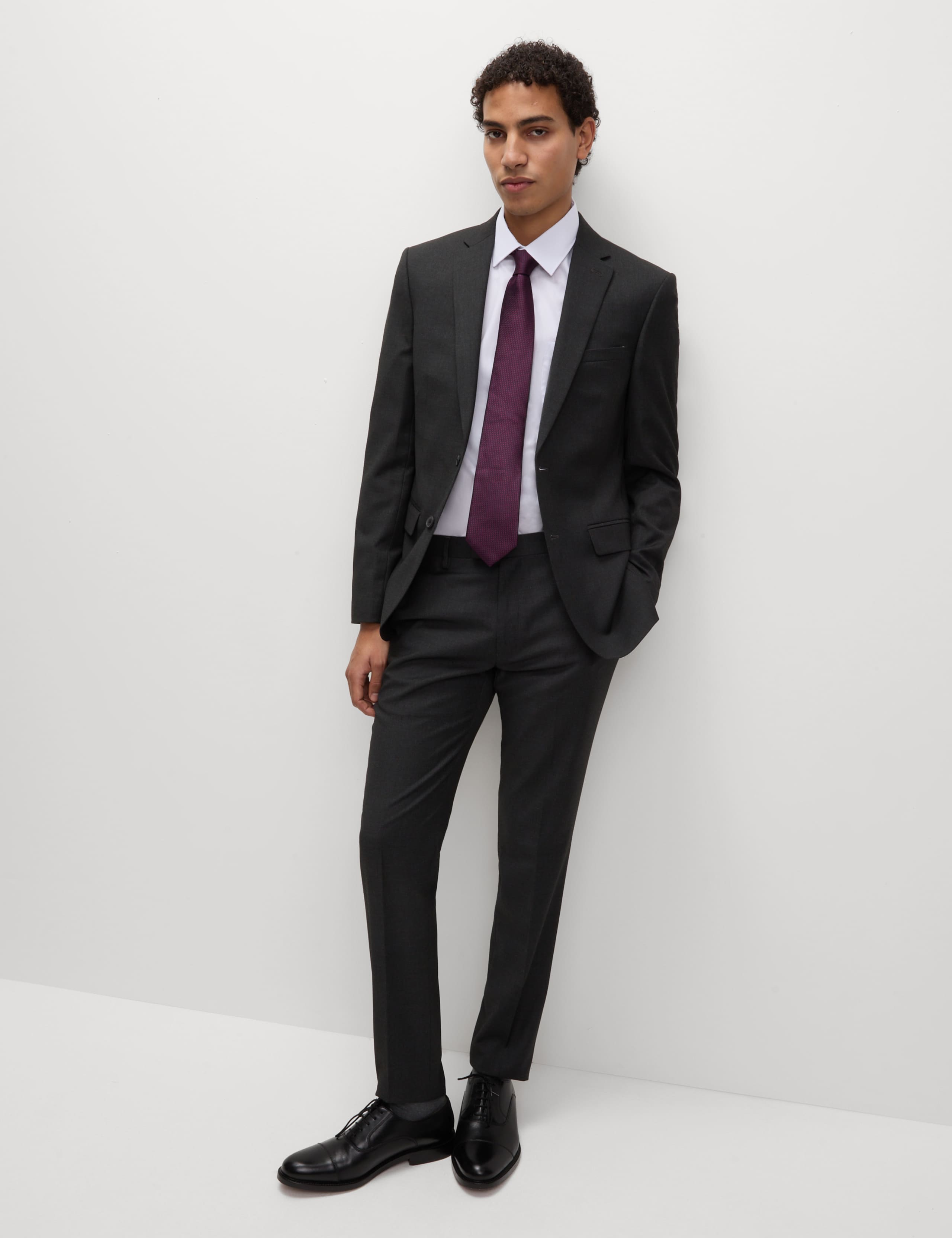 Skinny Fit Stretch Suit Jacket
