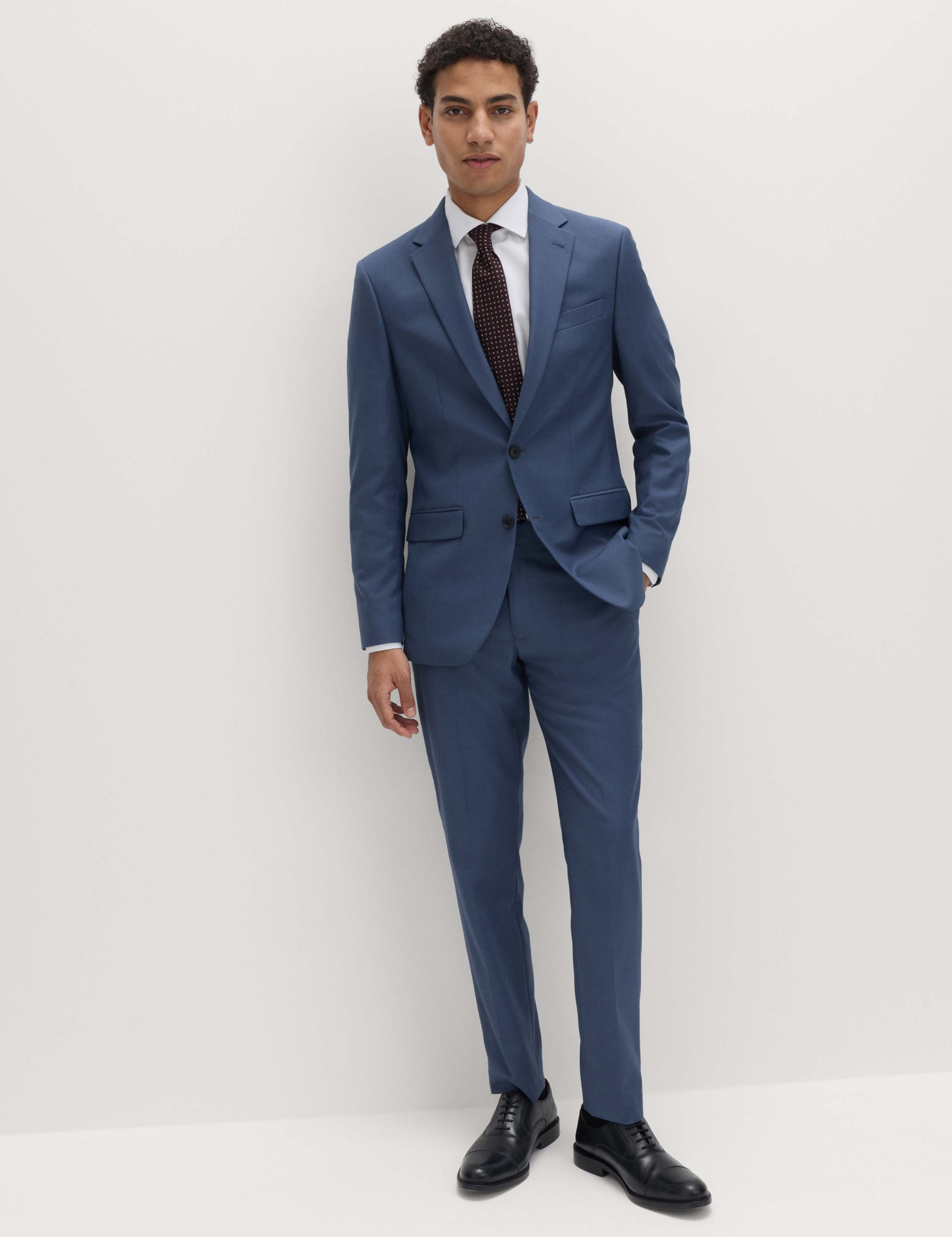 3 Piece Slim Fit Stretch Suit 7 of 8