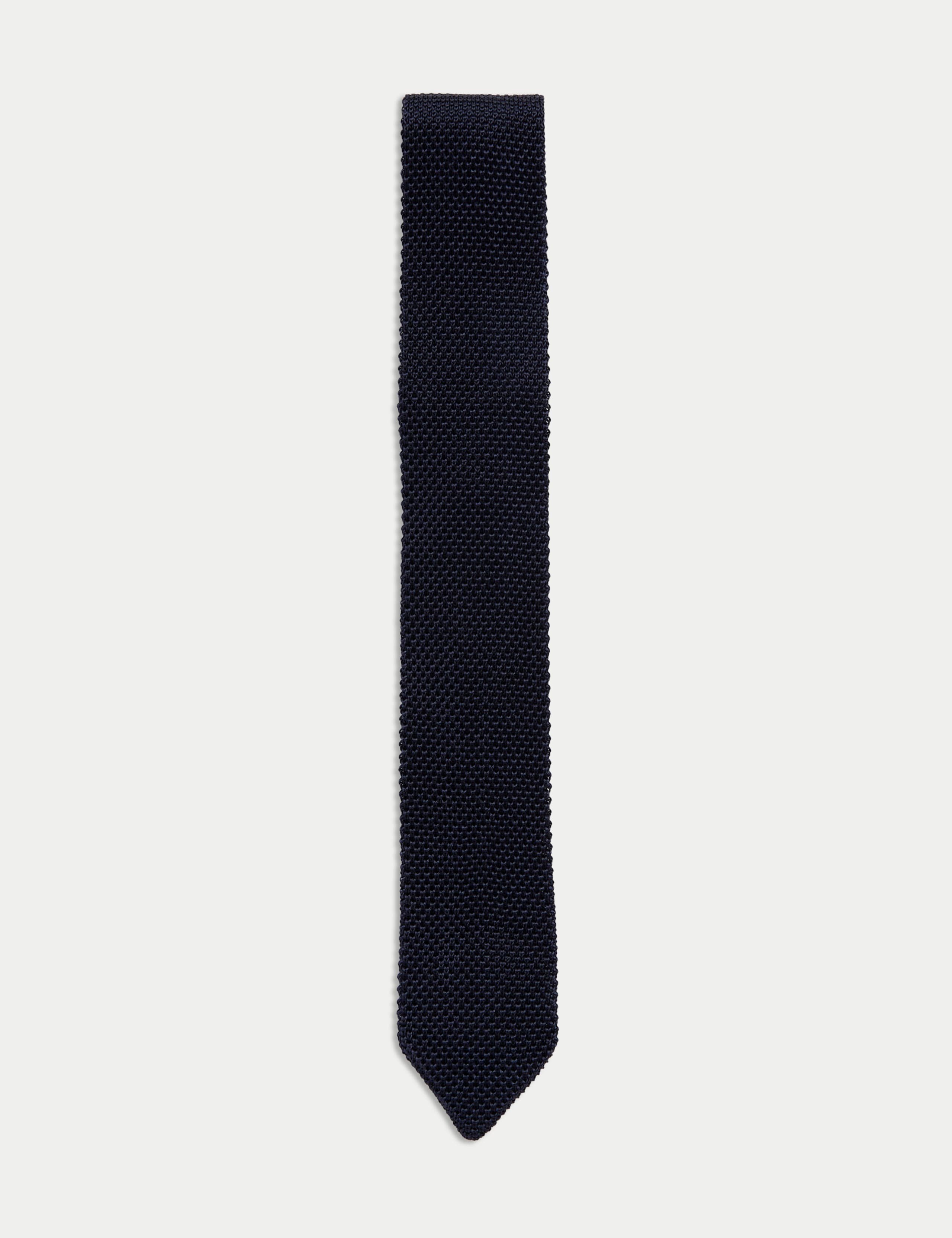 Skinny Pure Silk Knitted Tie
