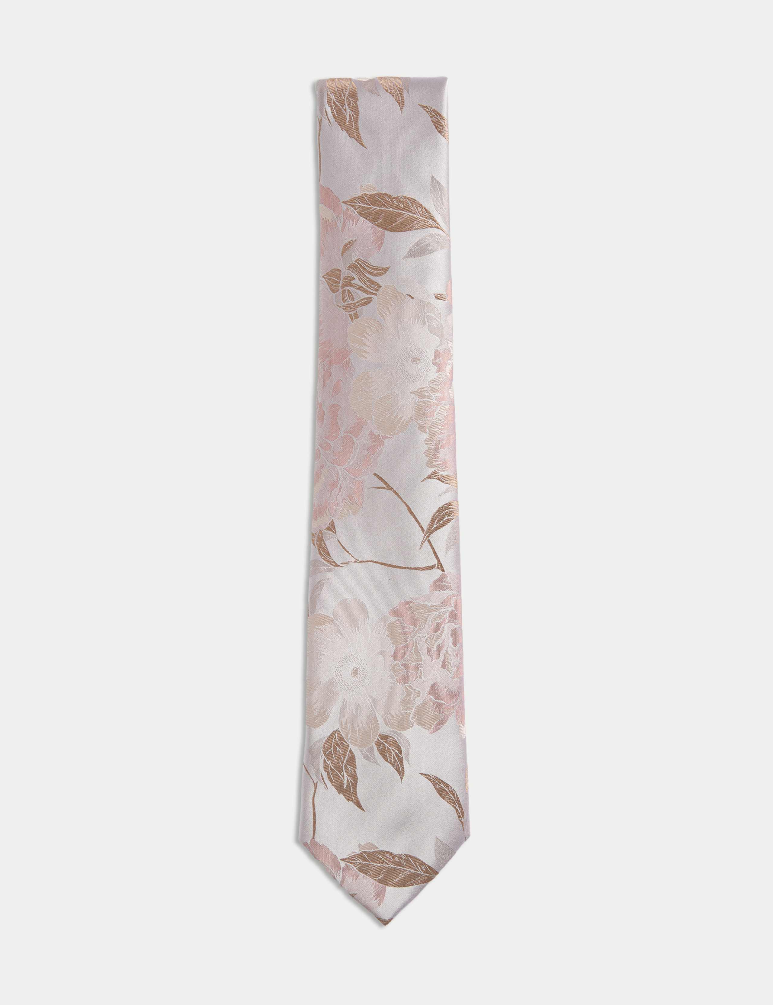 Floral Pure Silk Tie