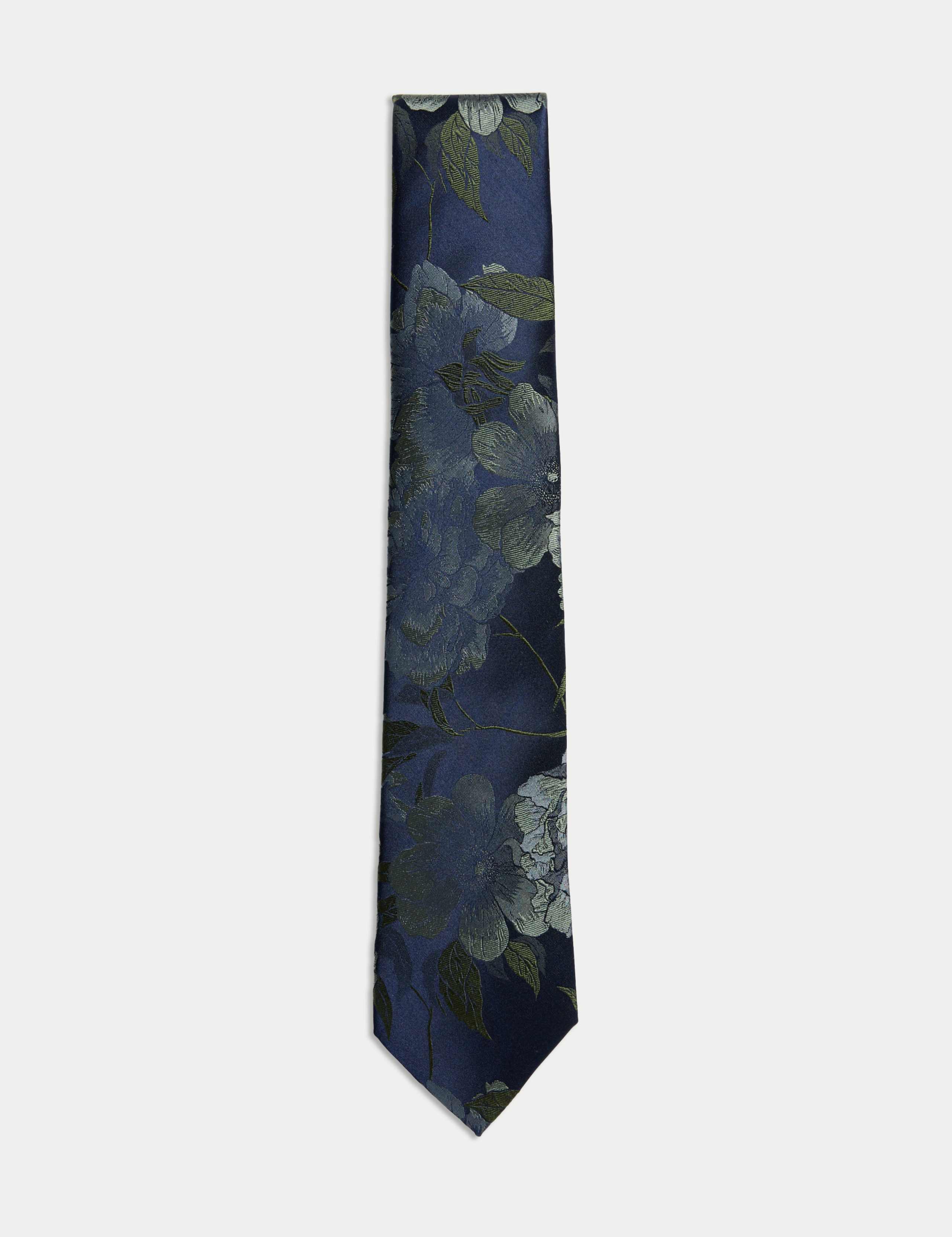 Floral Pure Silk Tie
