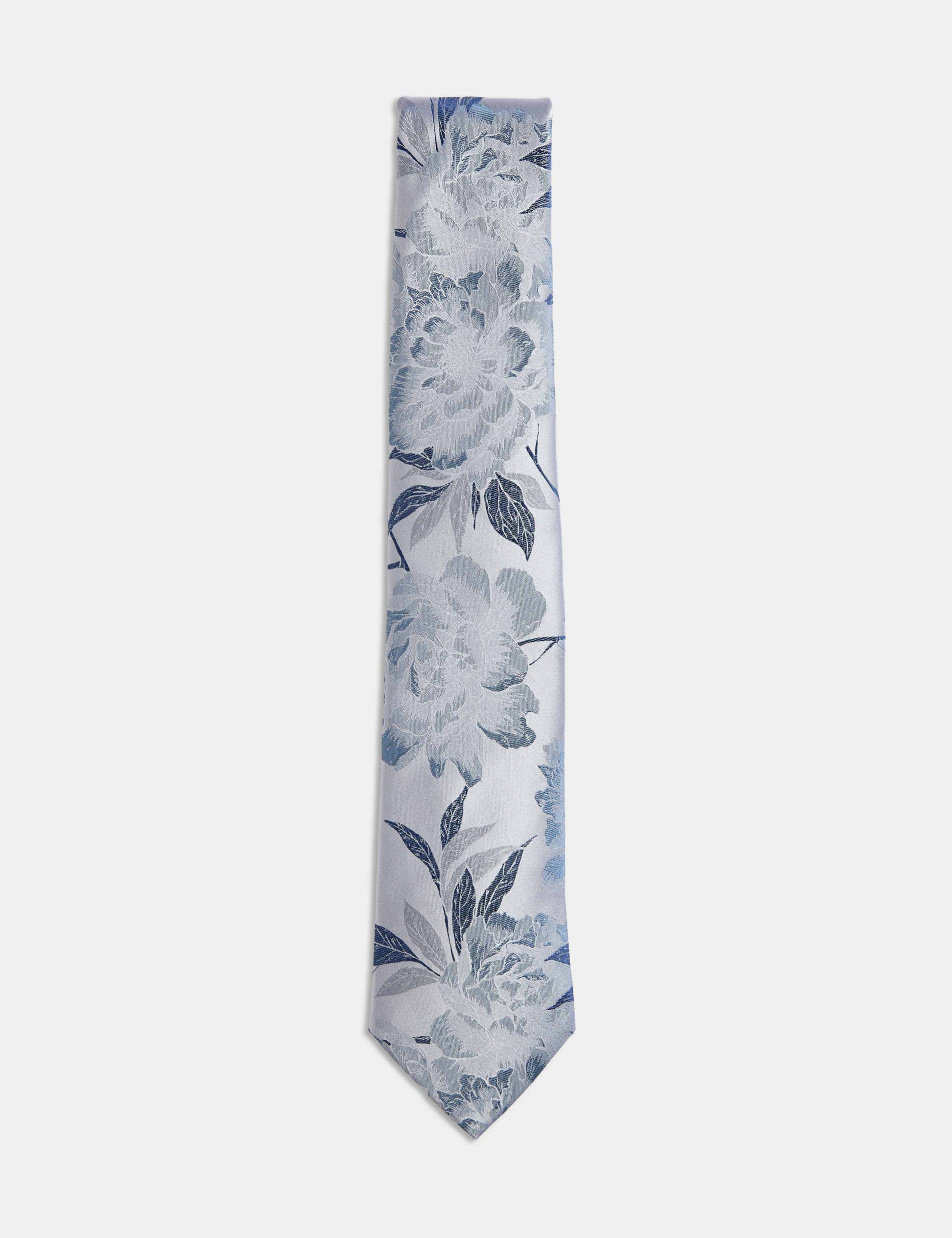 Floral Pure Silk Tie