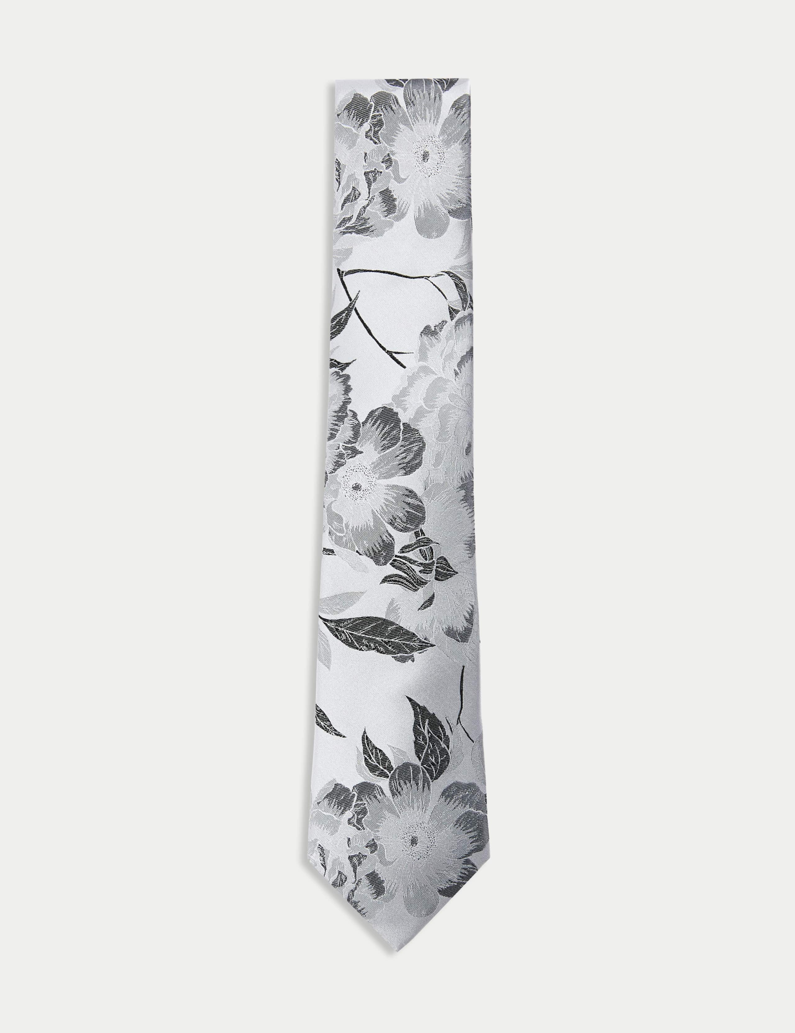 Floral Pure Silk Tie