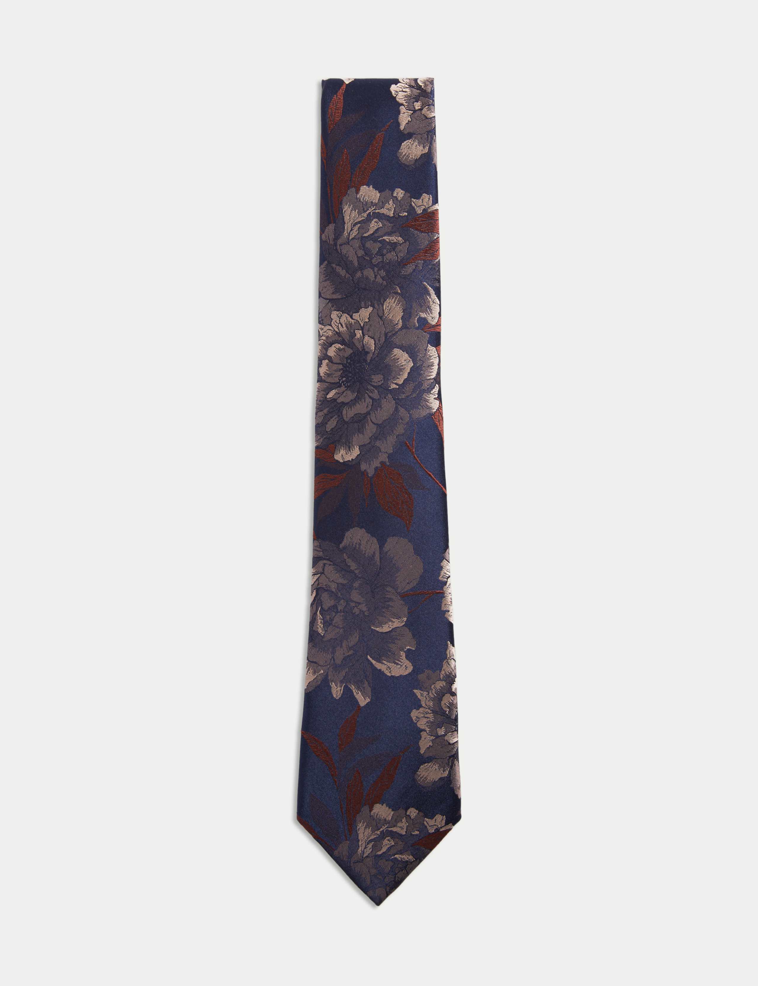 Floral Pure Silk Tie