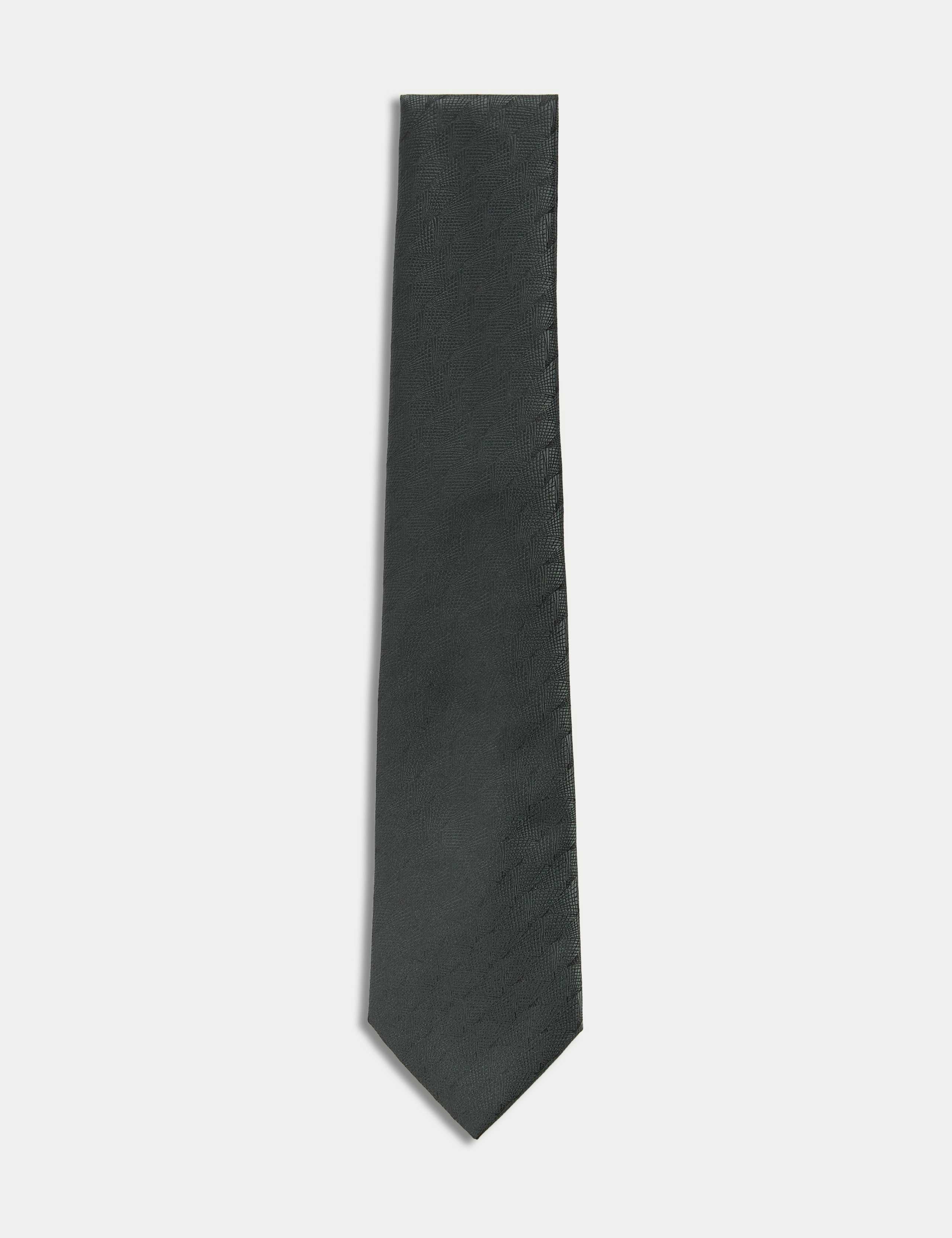 Poly Fan Textured Tie