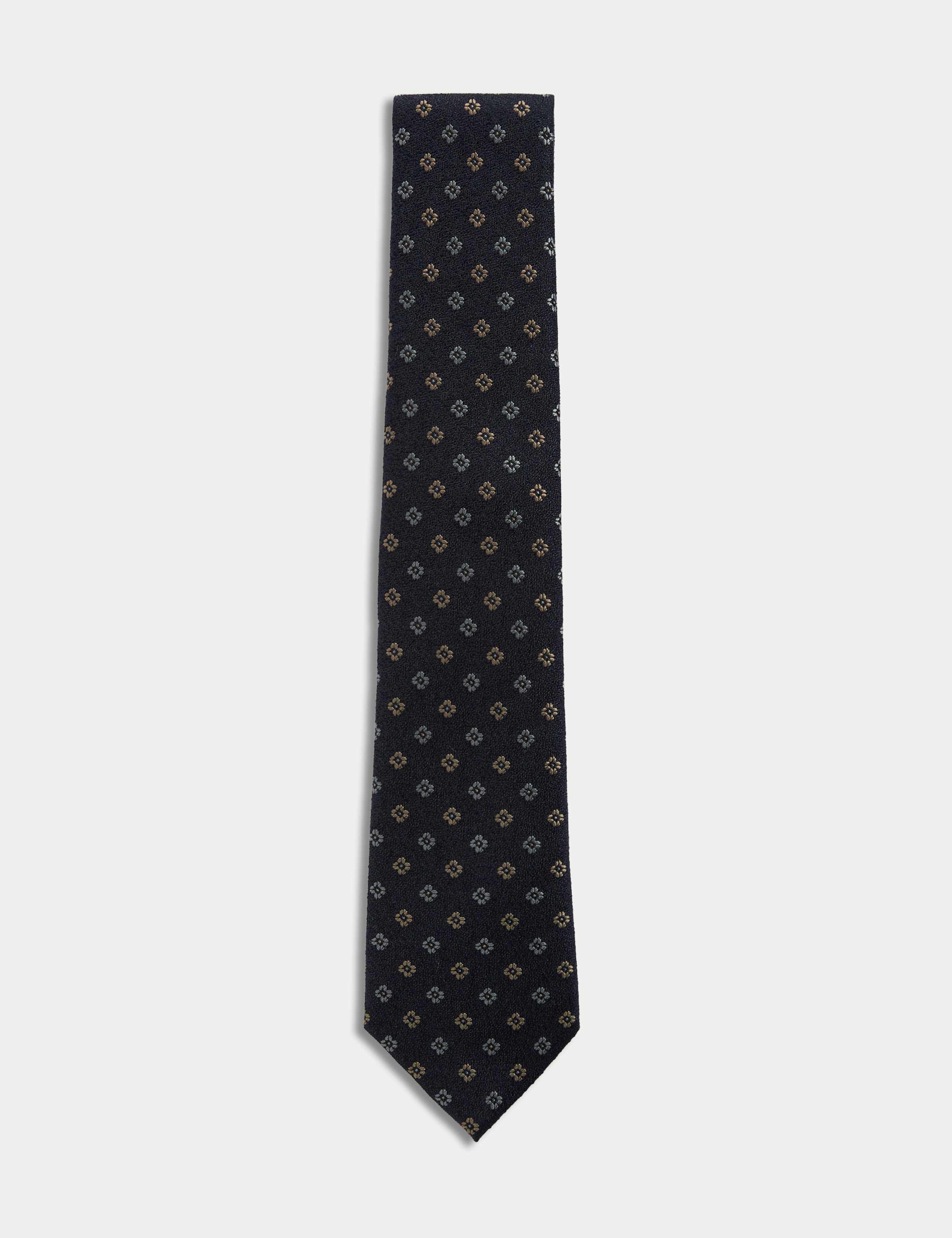 Silk Rich Foulard Tie