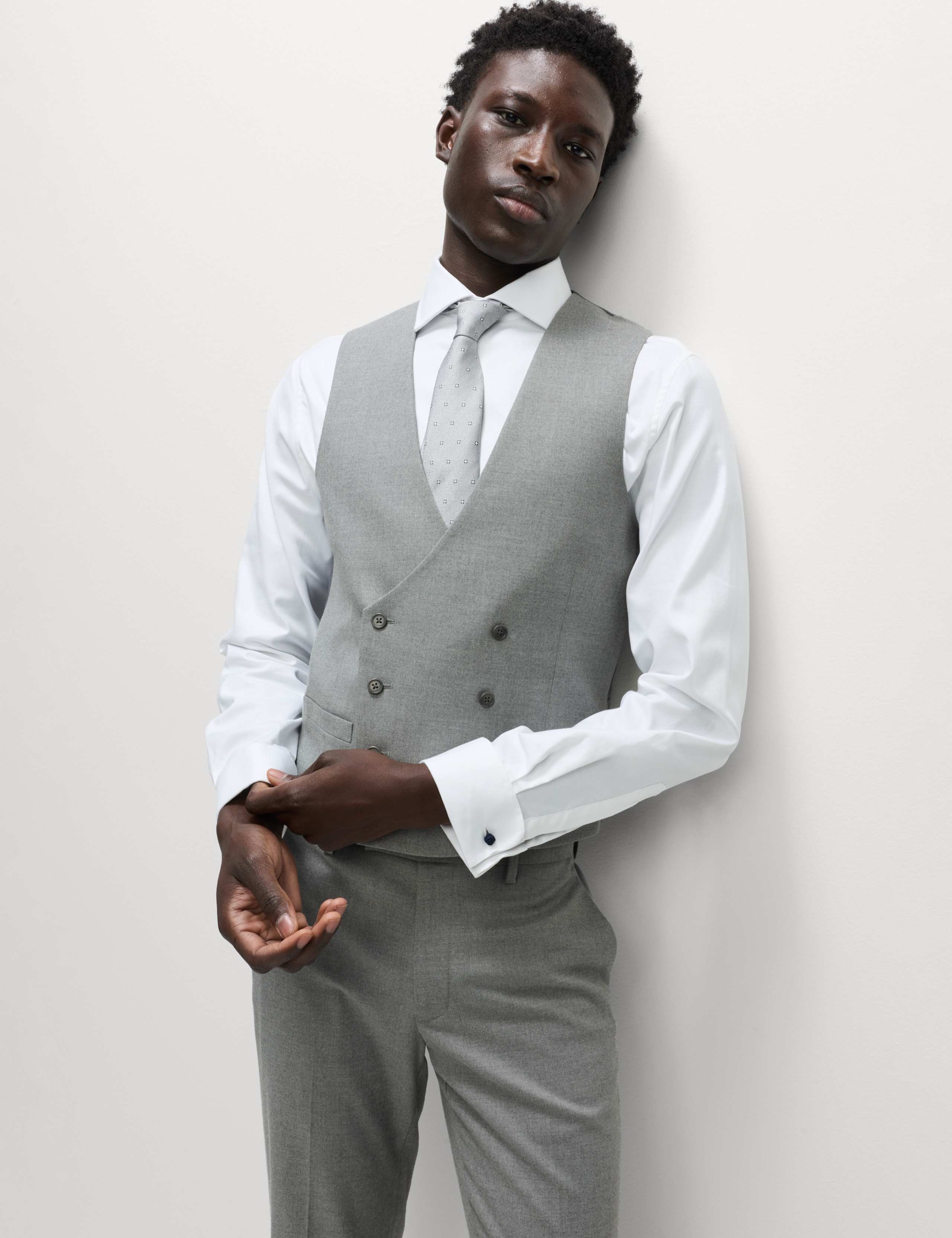 Slim Fit Warm Handle Twill Waistcoat