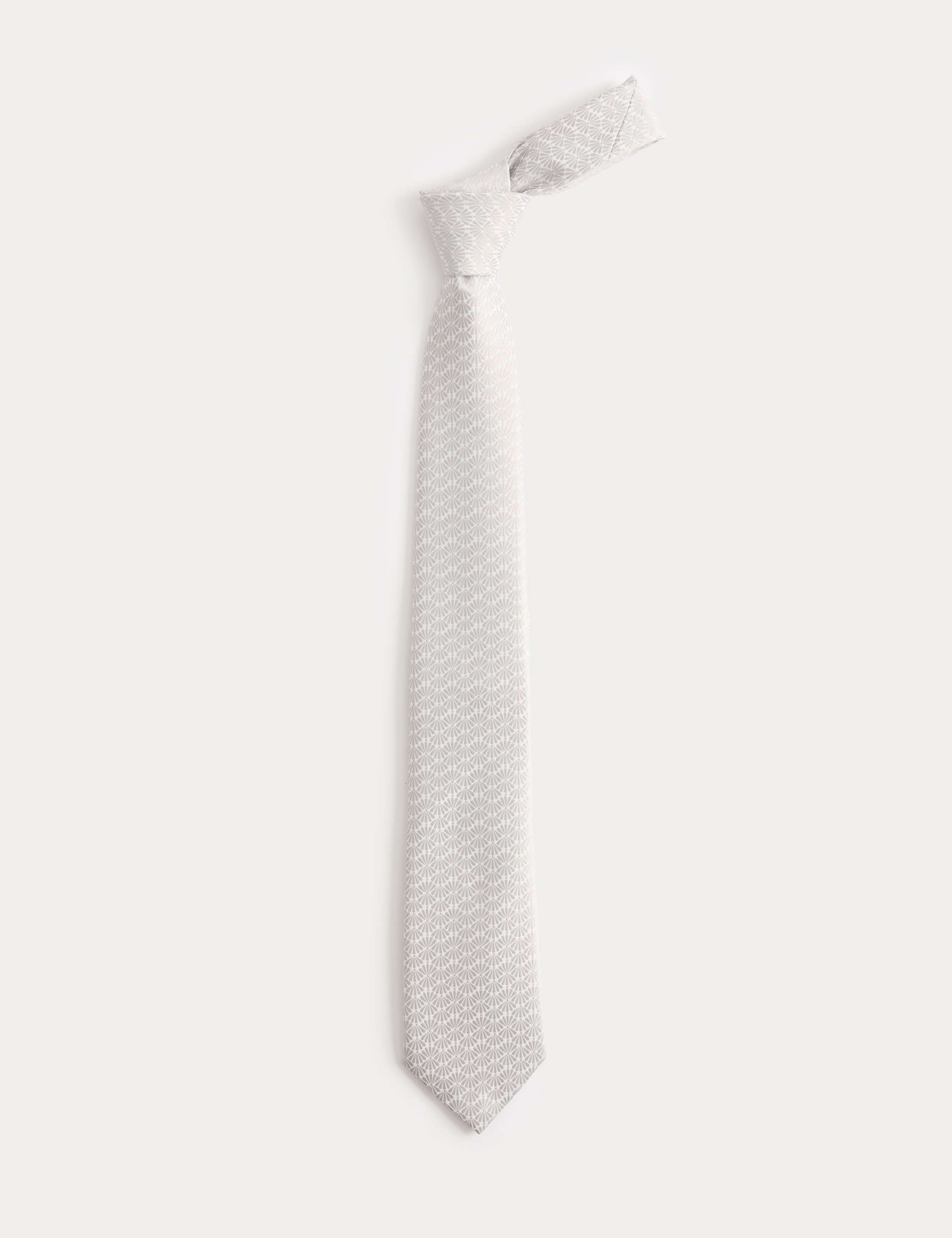 Textured Fan Design Tie