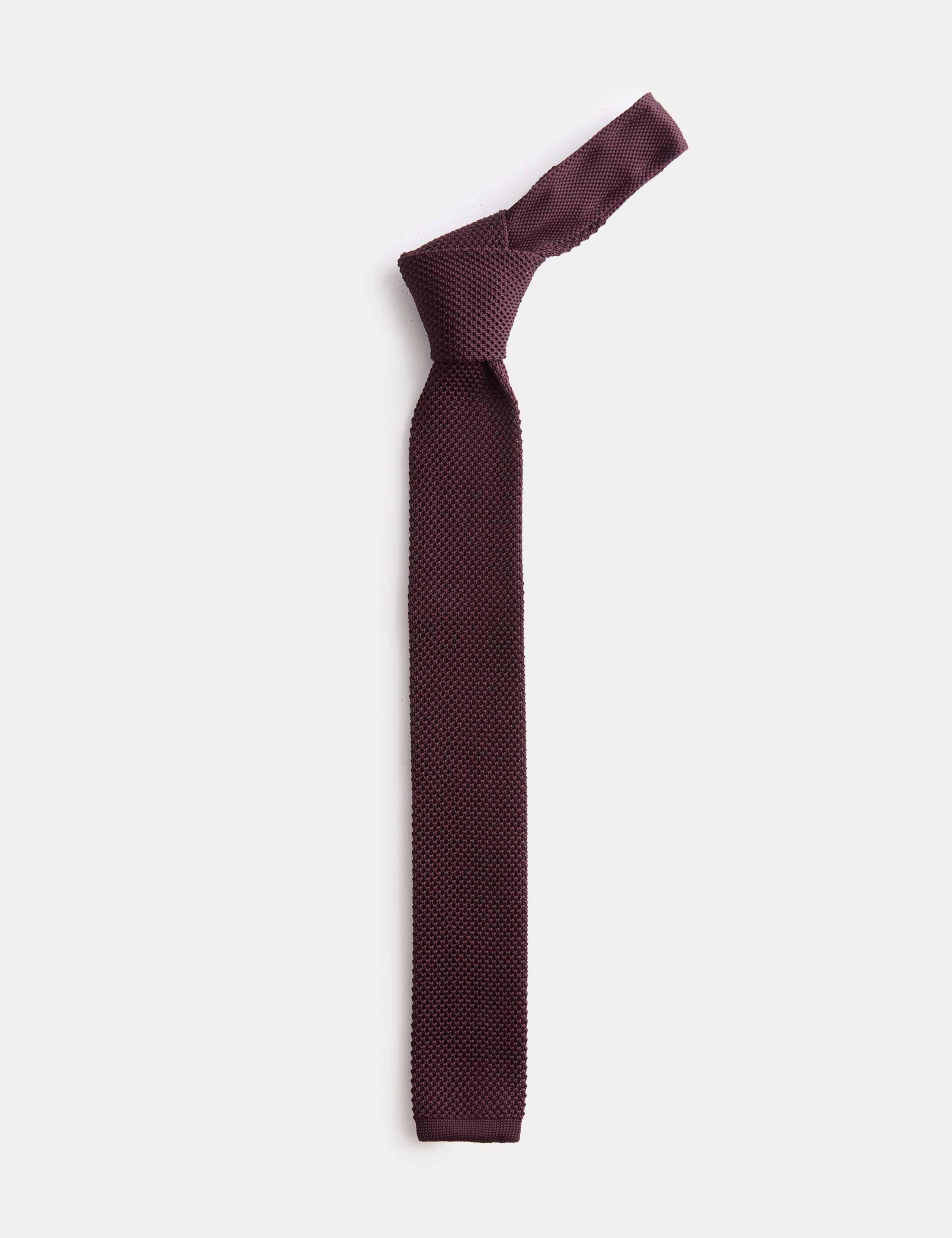 Textured Knitted Tie