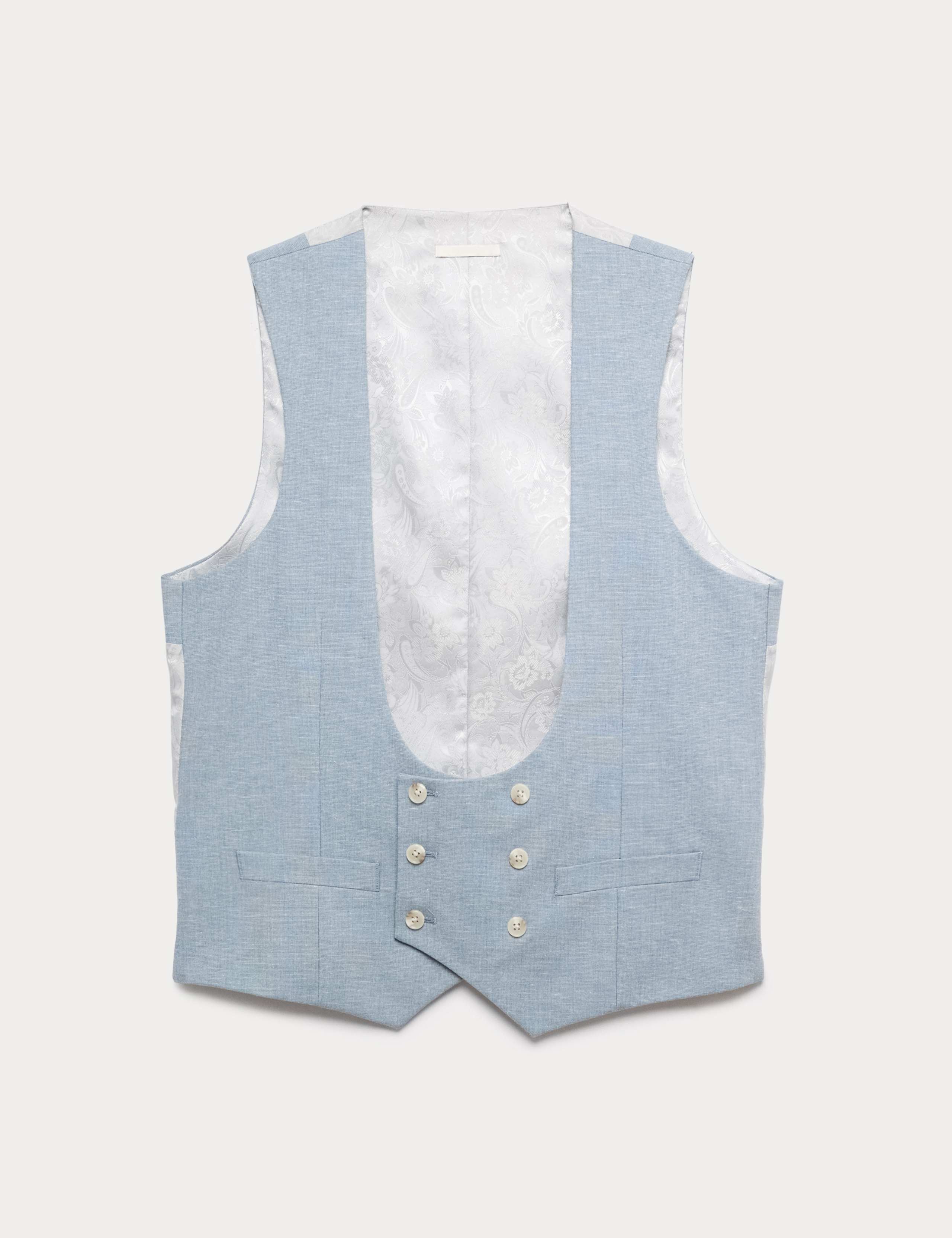 3 Piece Slim Fit Double Breasted Suit 7 of 9