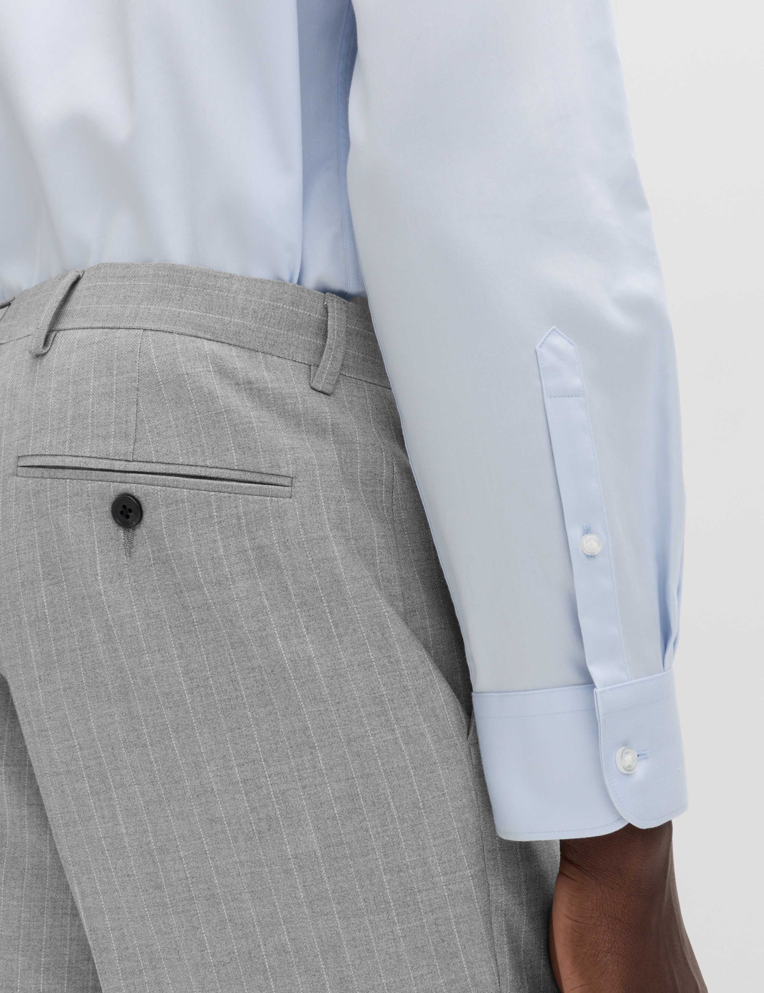 2 Piece Regular Fit Pinstripe Stretch Suit 5 of 6