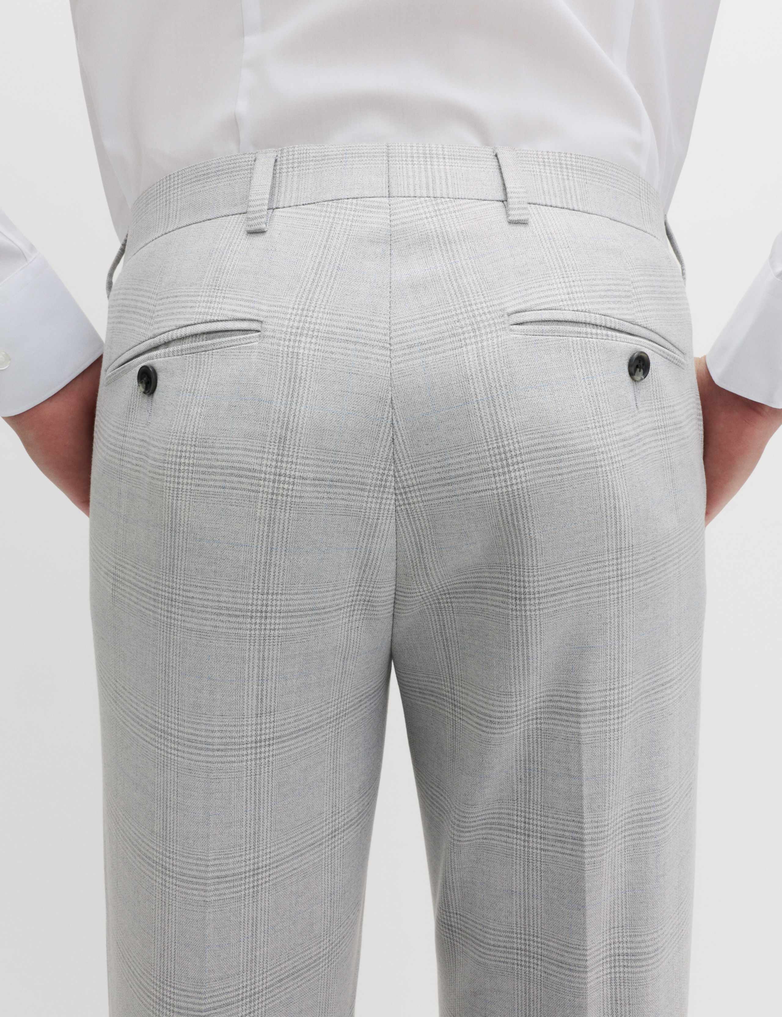 2 Piece Slim Fit Check Double Breasted Suit 4 of 6