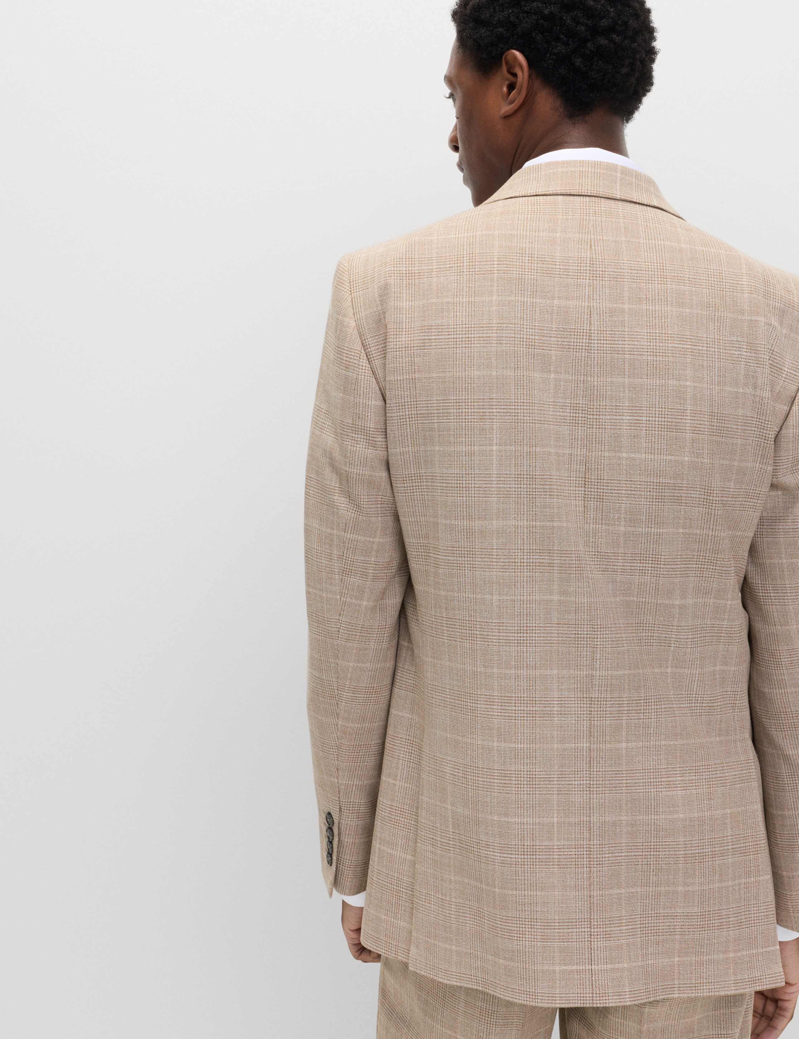 2 Piece Regular Fit Prince of Wales Check Suit 4 of 6