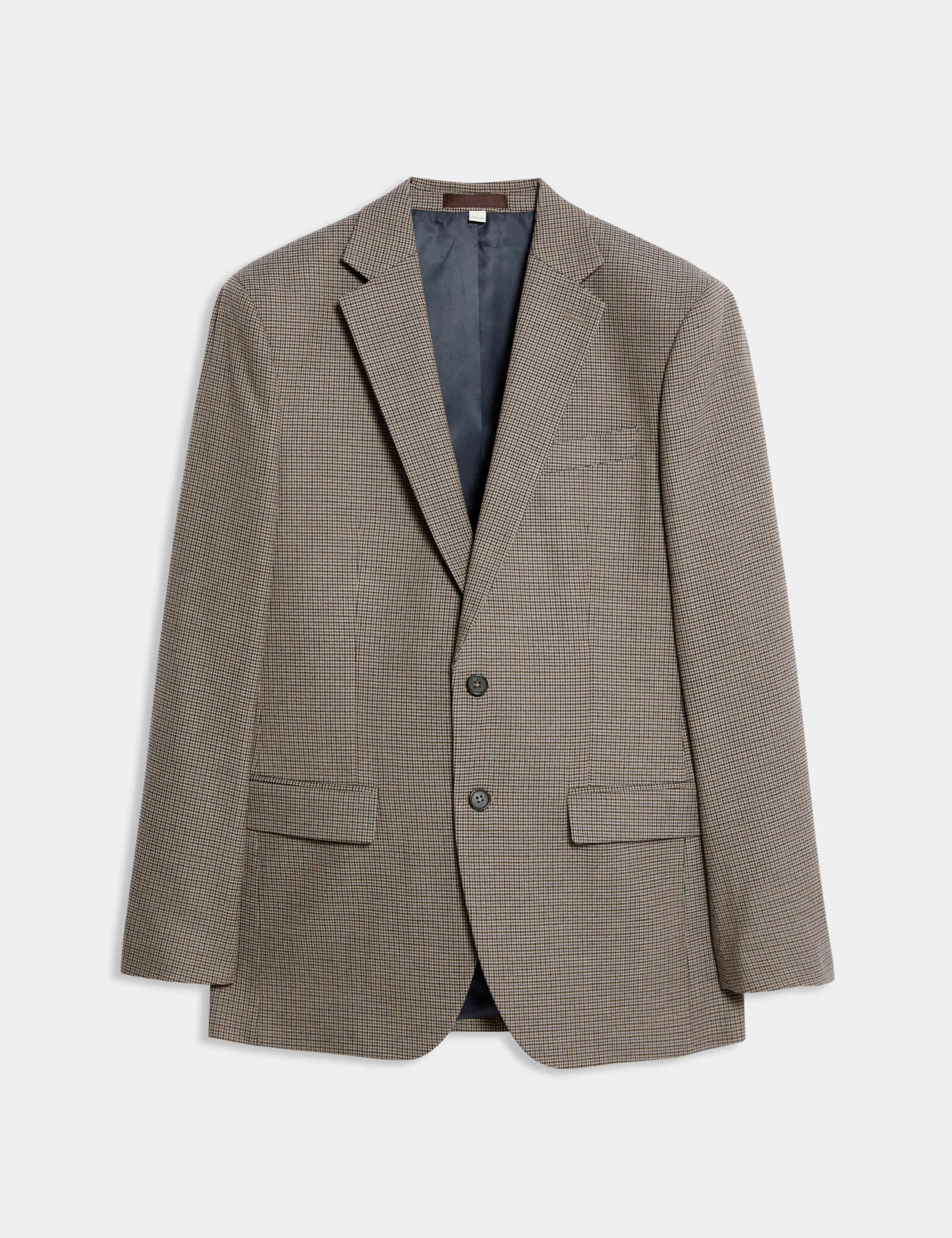 2 Piece Regular Fit Puppytooth Suit 1 of 6