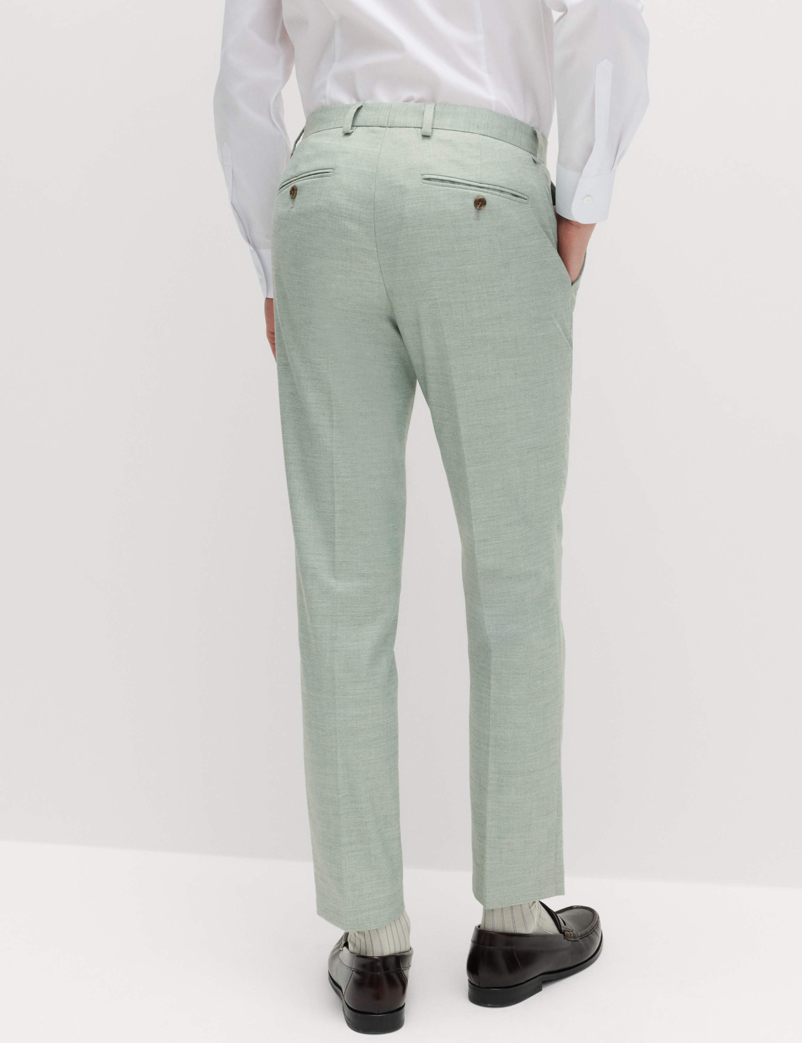 2 Piece Slim Fit Textured Stretch Suit 6 of 6