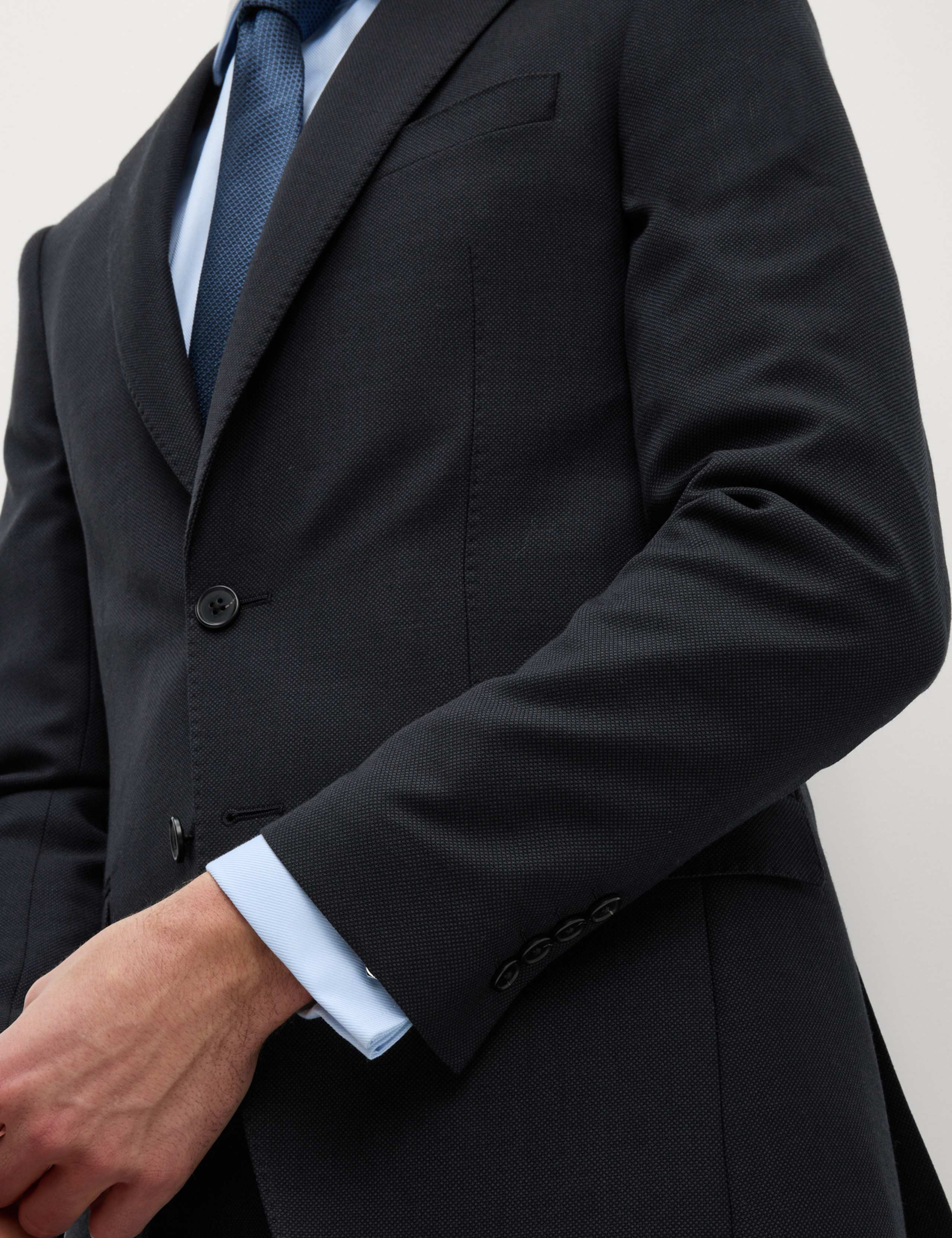 Slim Fit Pure Wool Suit Jacket