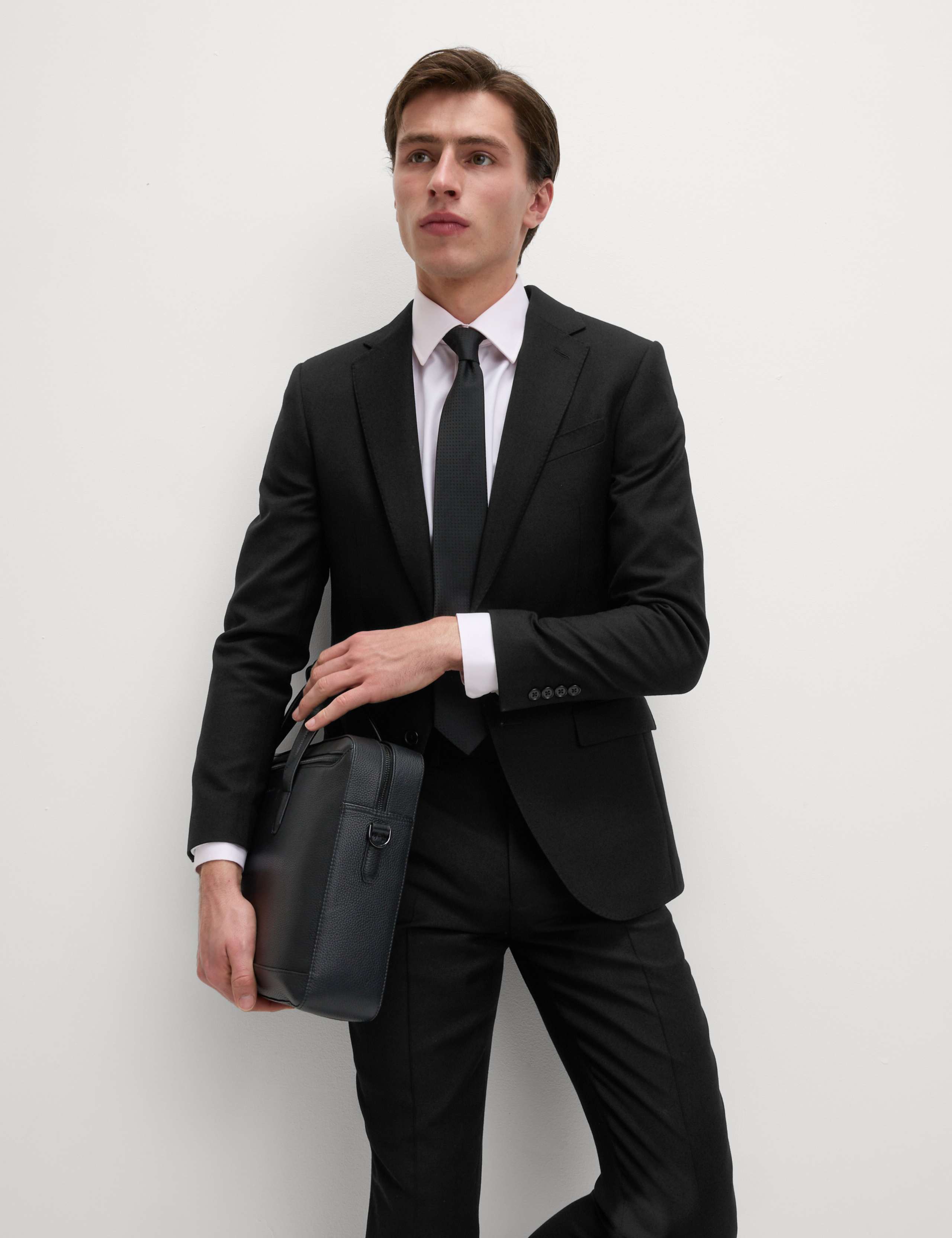 Slim Fit Pure Wool Suit Jacket
