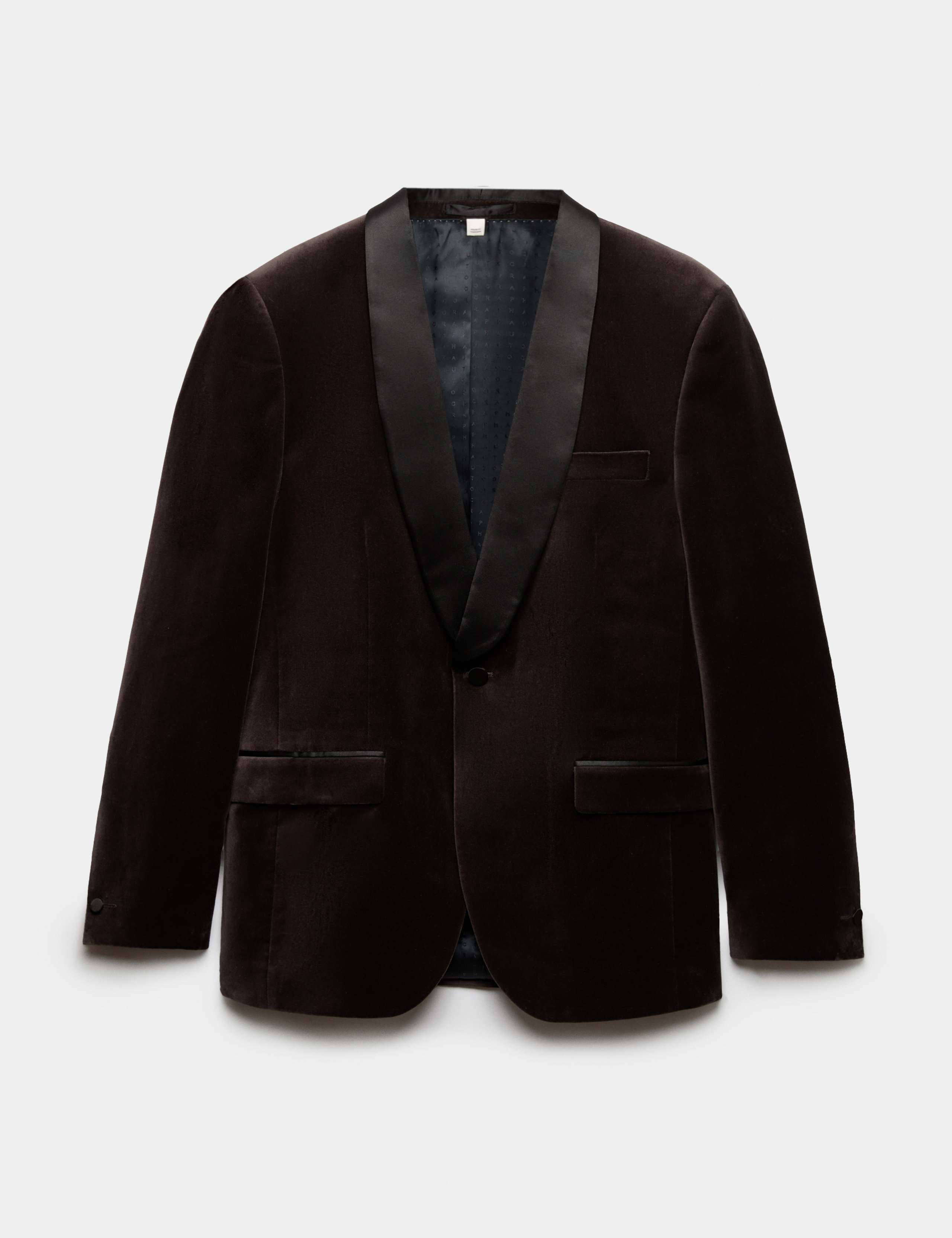 Shawl Lapel Single Breasted Evening Blazer