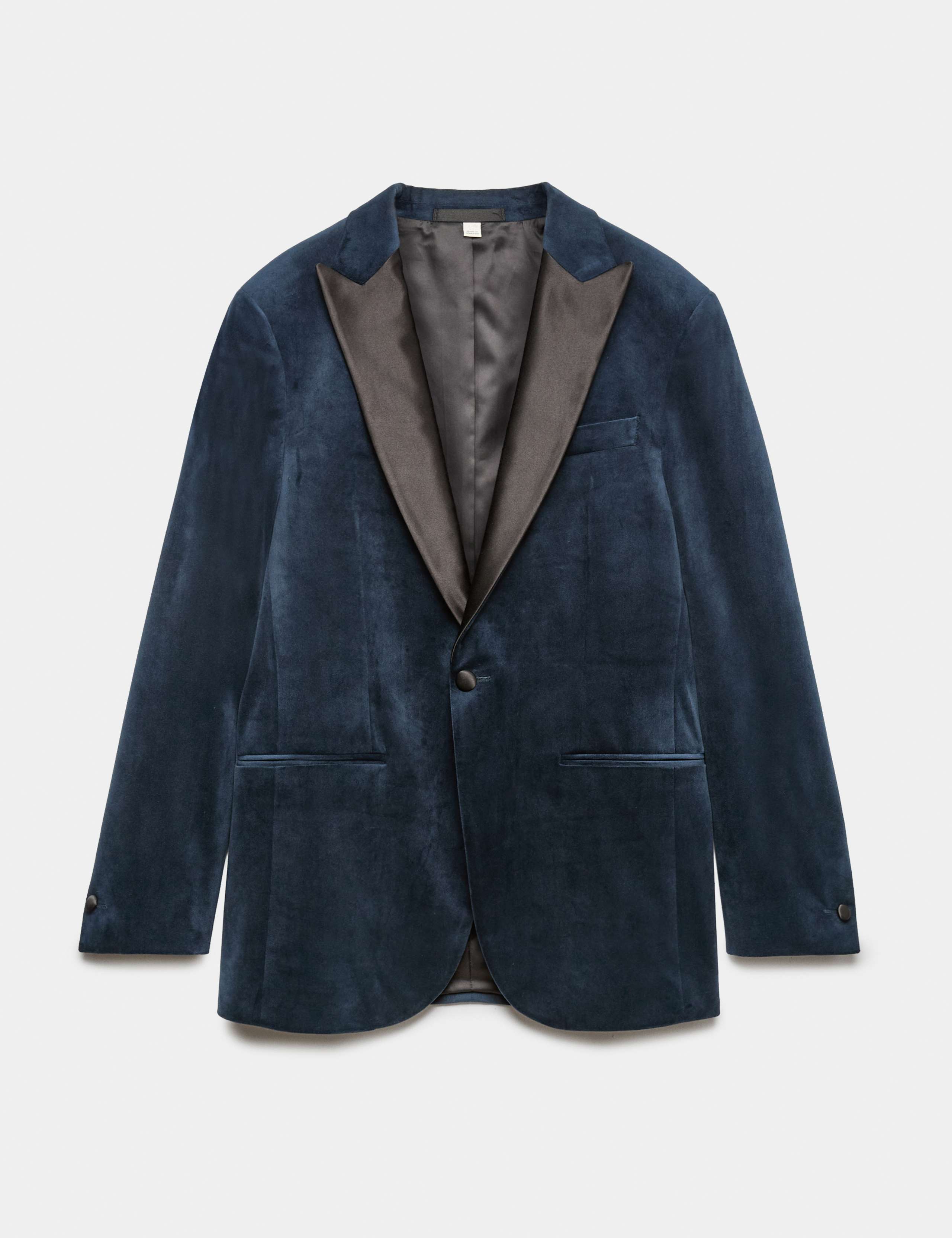 Tailored Fit Velvet Tuxedo Jacket