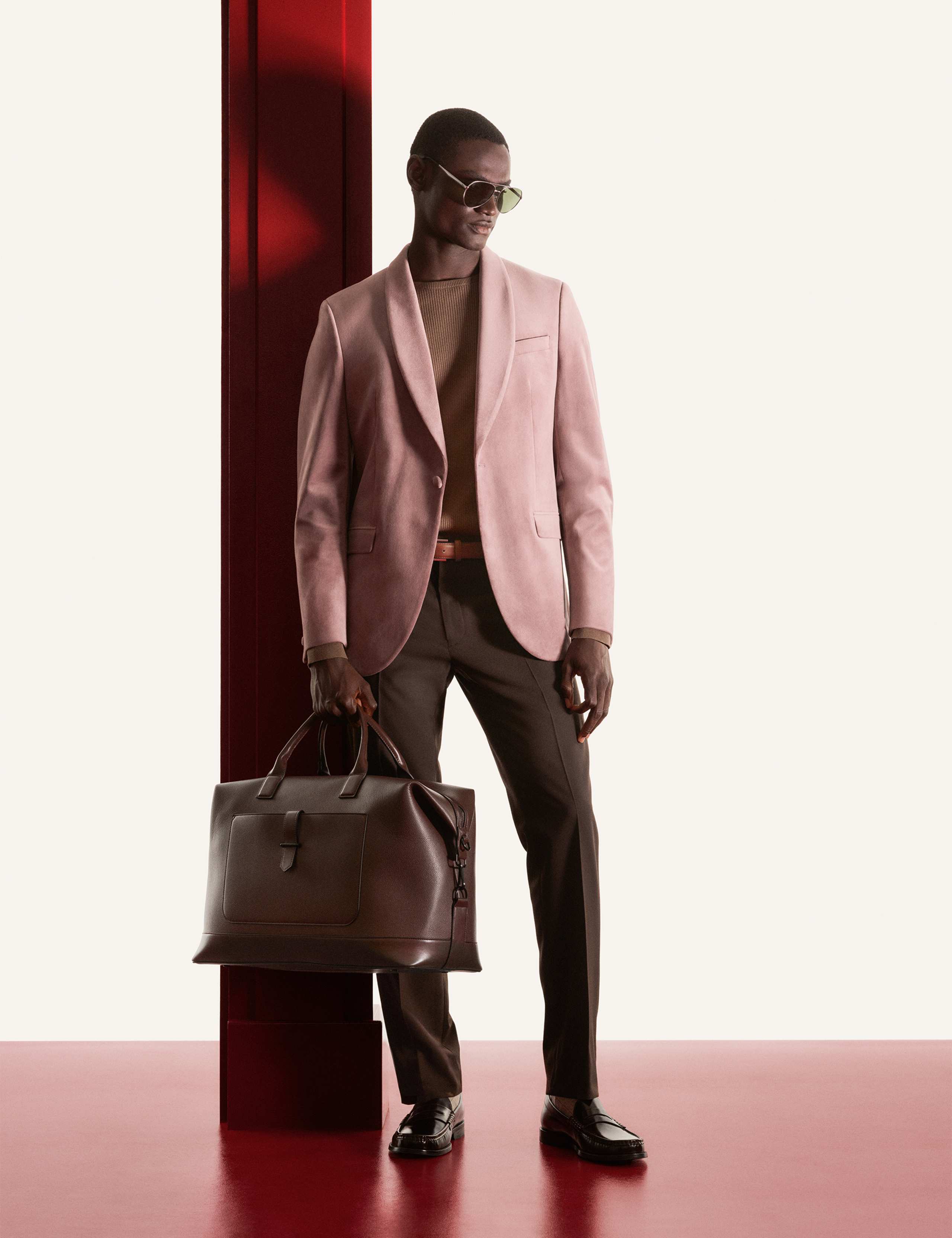Tailored Fit Velvet Blazer