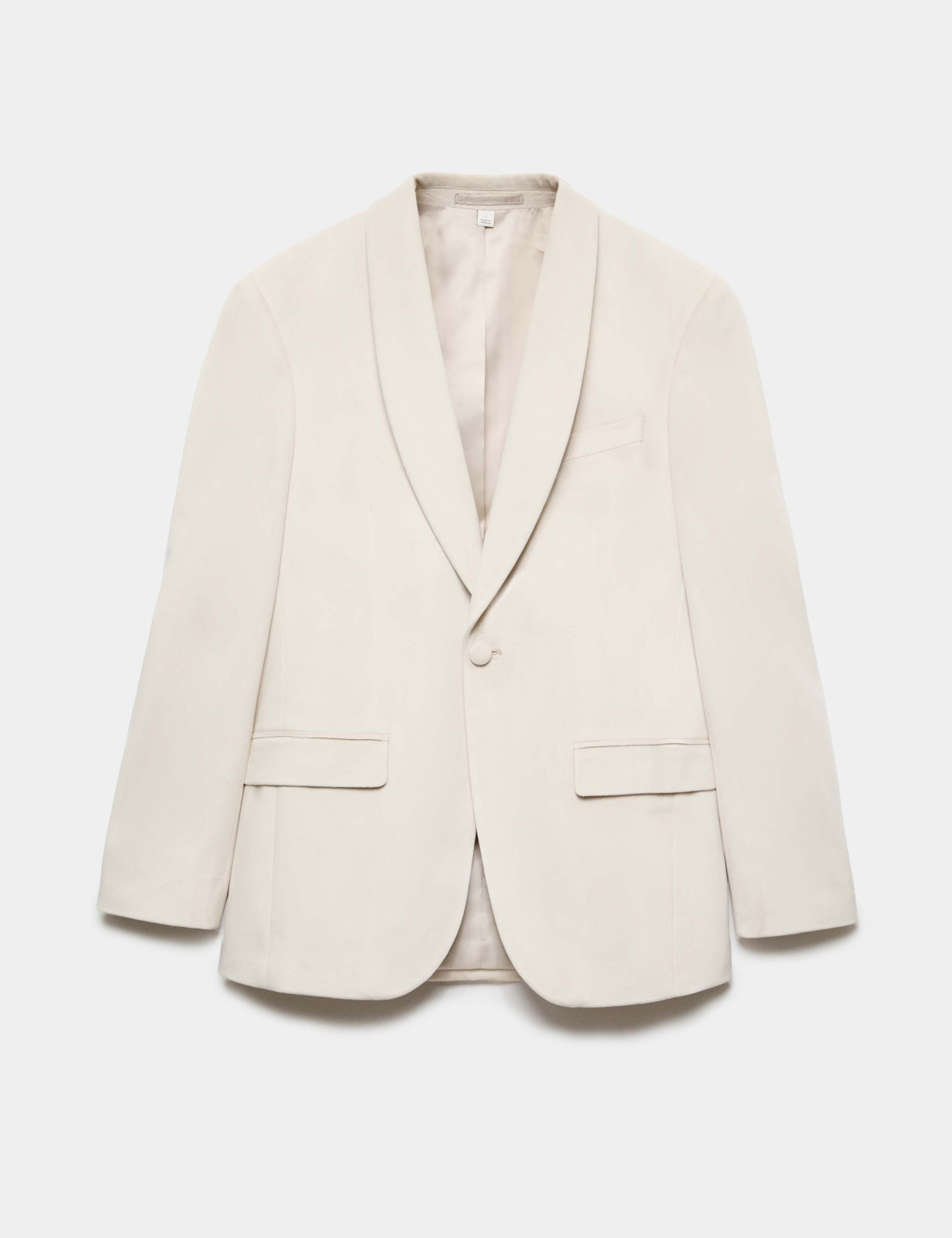 Tailored Fit Velvet Blazer
