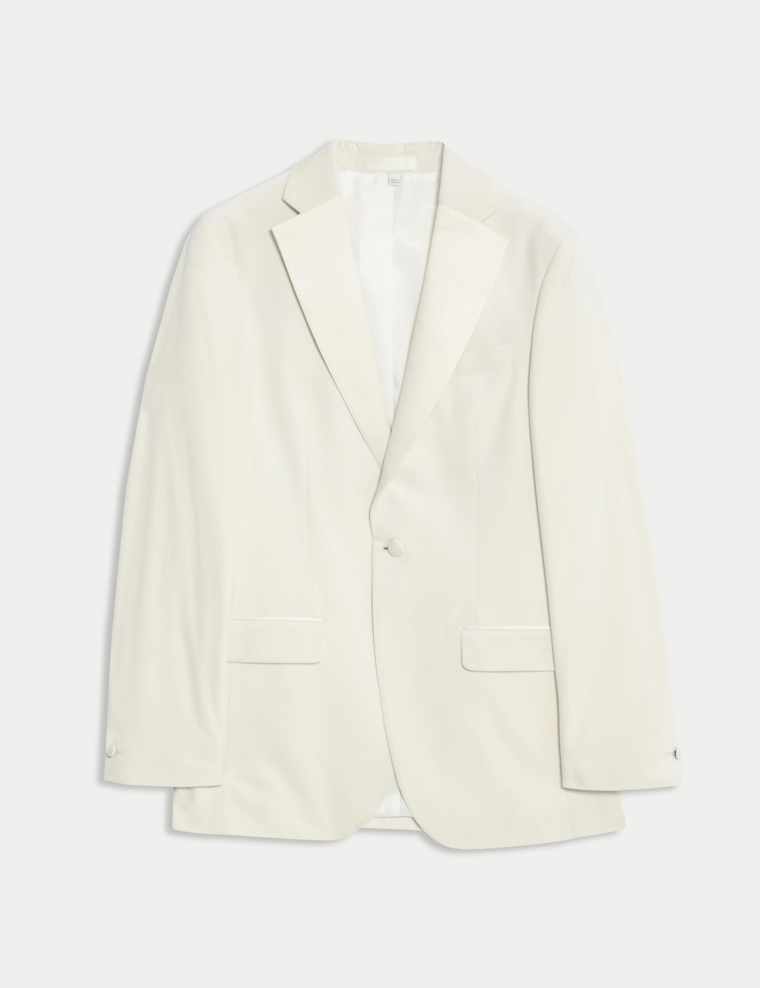 Tailored Fit Velvet Blazer