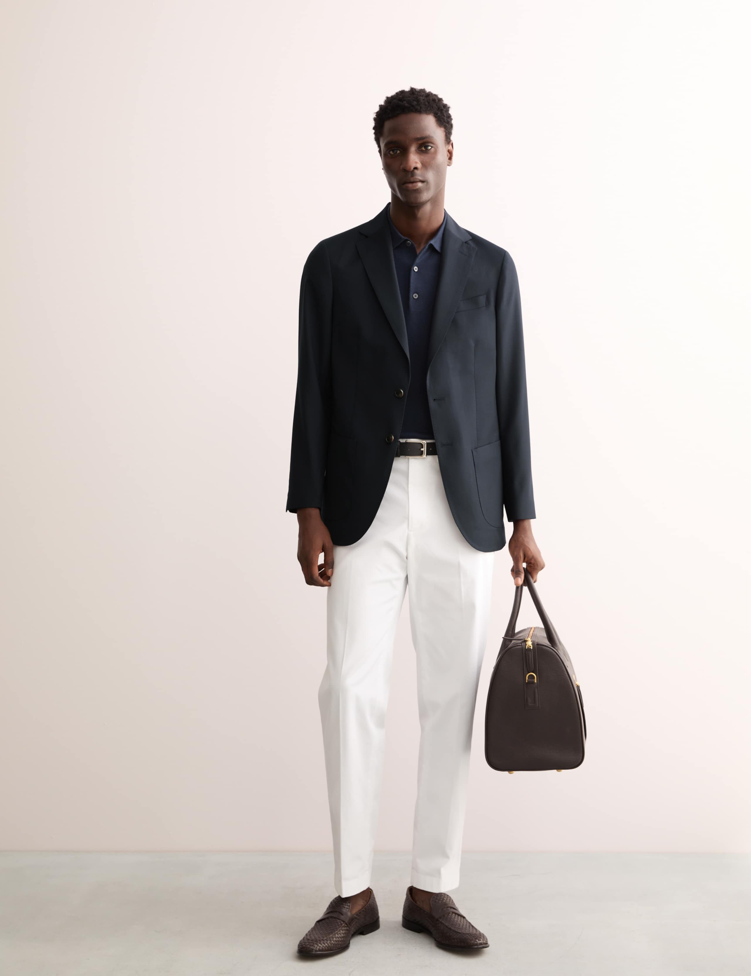 Tailored Fit Italian Pure Wool Blazer