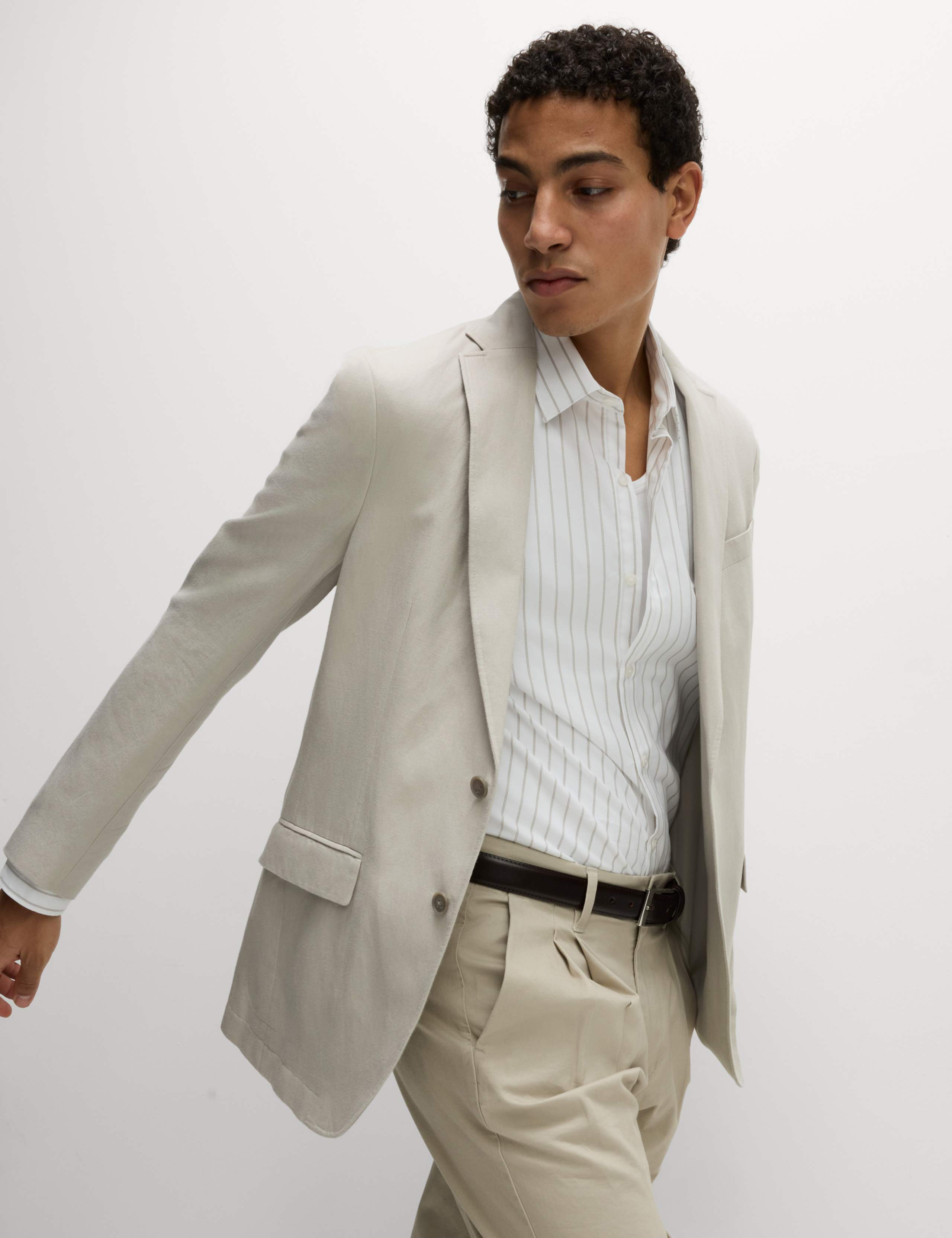 Tailored Fit Cotton Rich Laundered Jacket