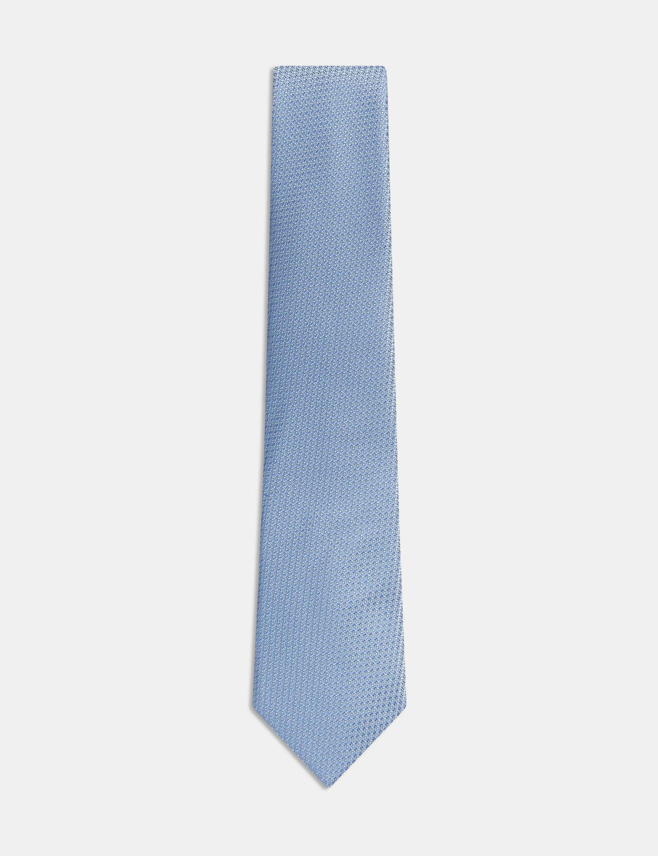 Textured Pure Silk Tie