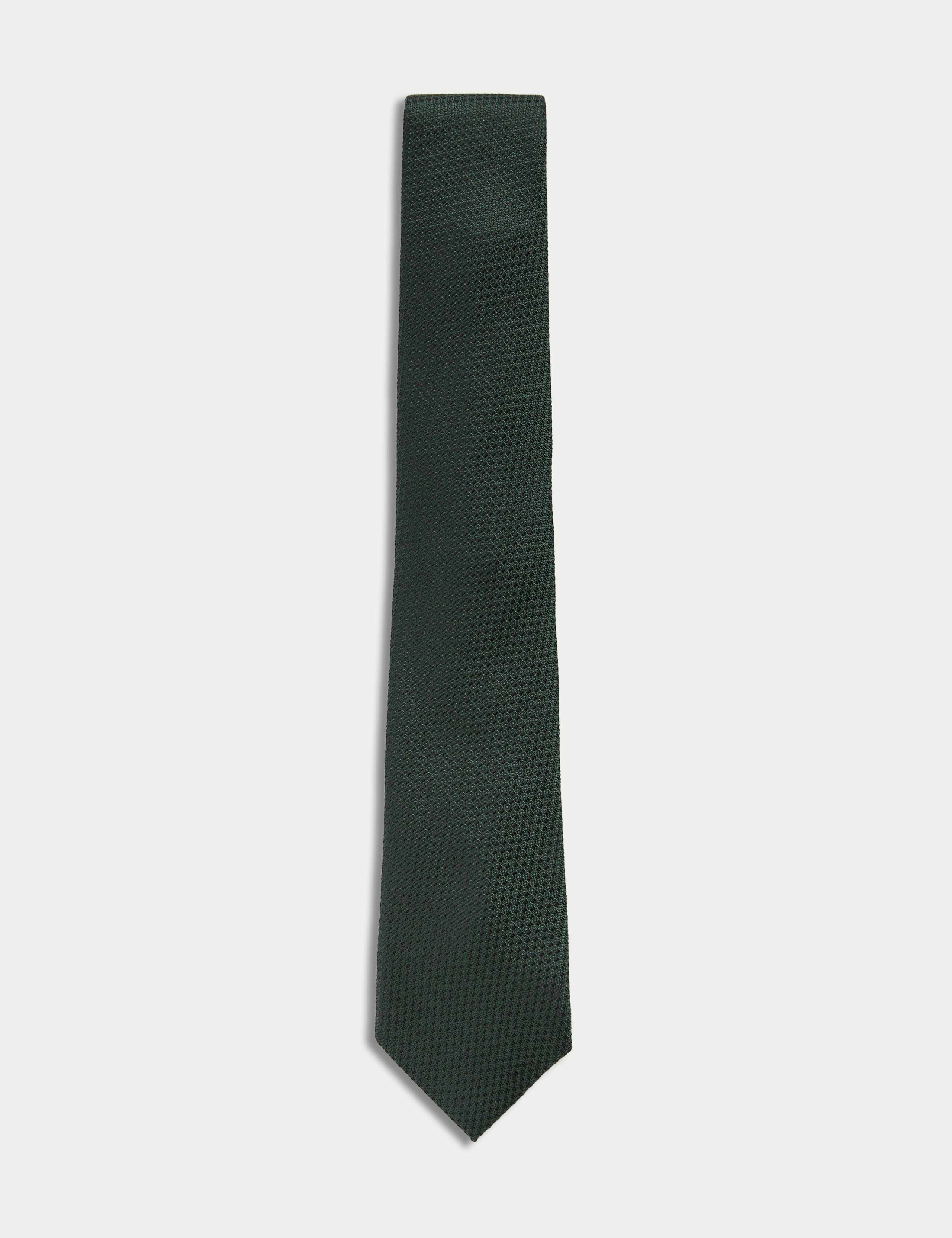 Textured Pure Silk Tie