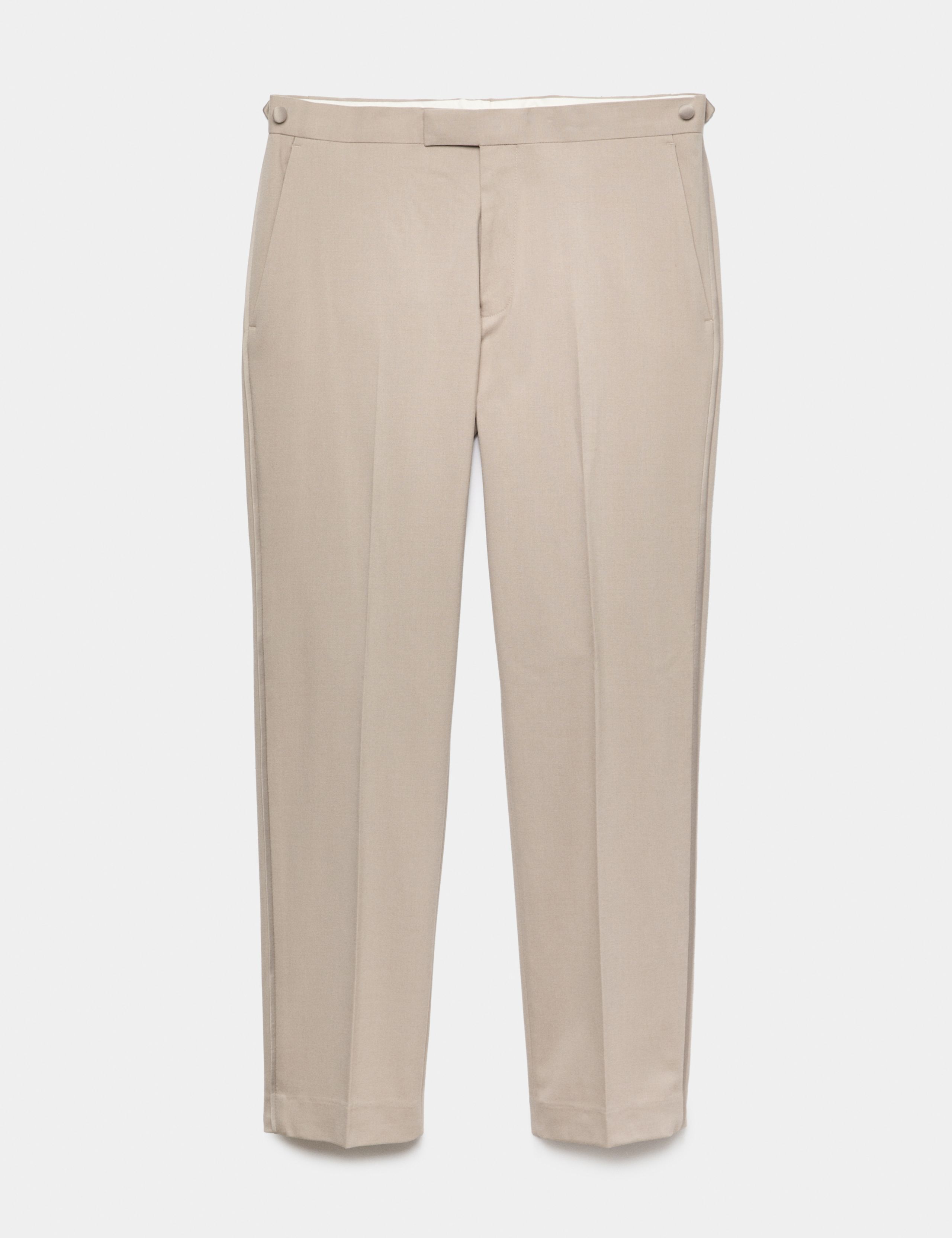 2 Piece Tailored Fit Peak Lapel Tuxedo Suit 2 of 6