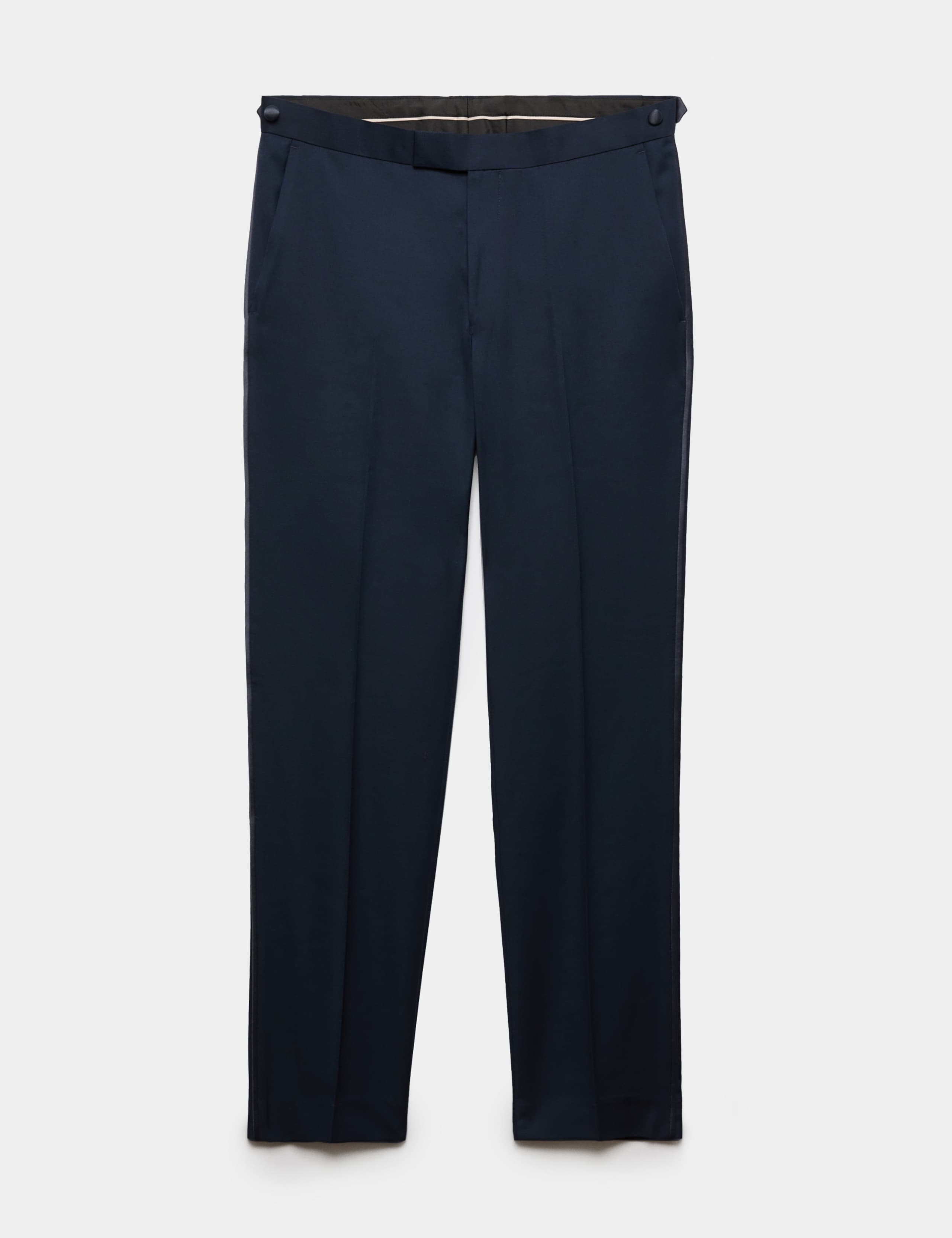 2 Piece Tailored Fit Shawl Collar Tipped Tux Suit 2 of 6
