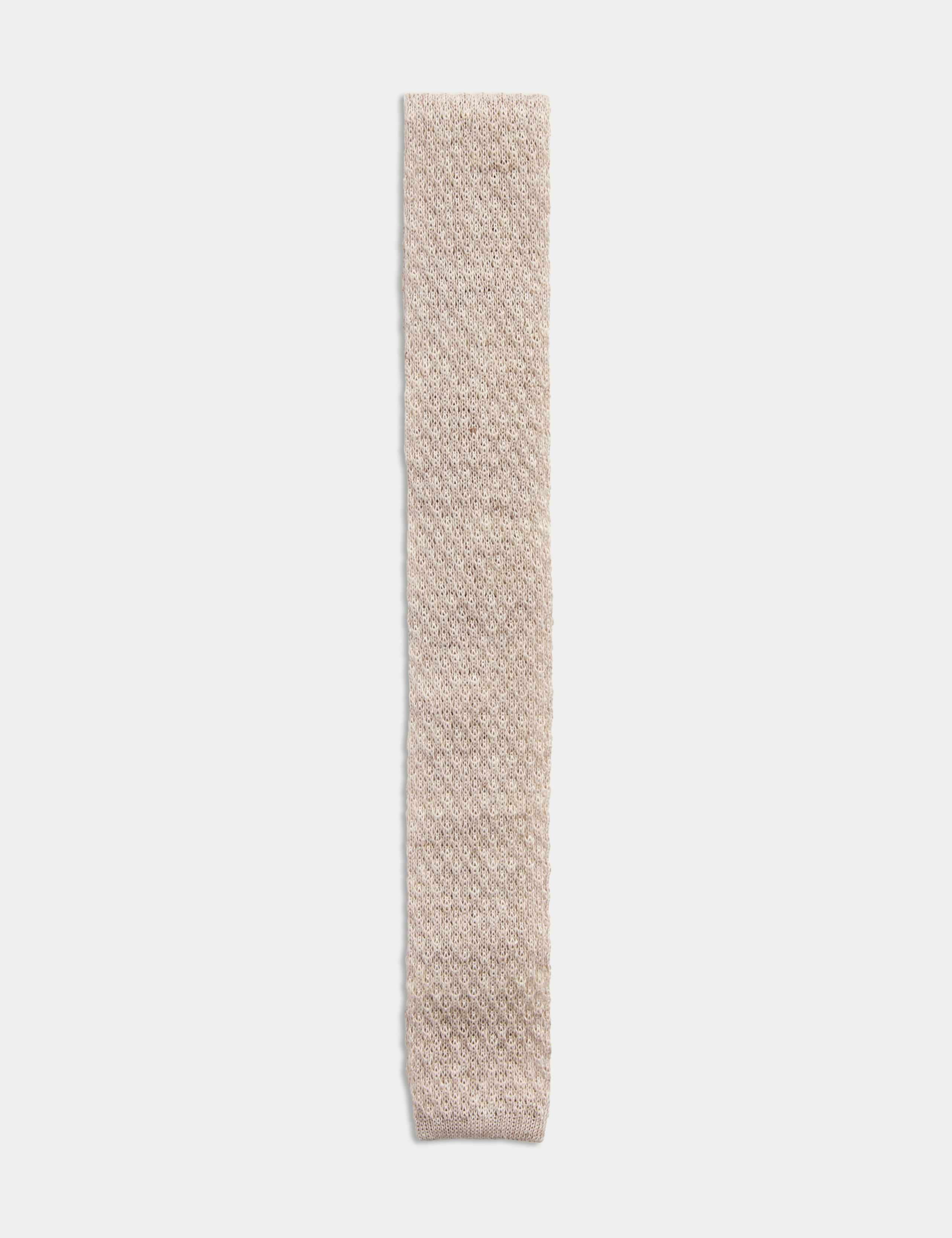 Linen Rich Knitted Tie