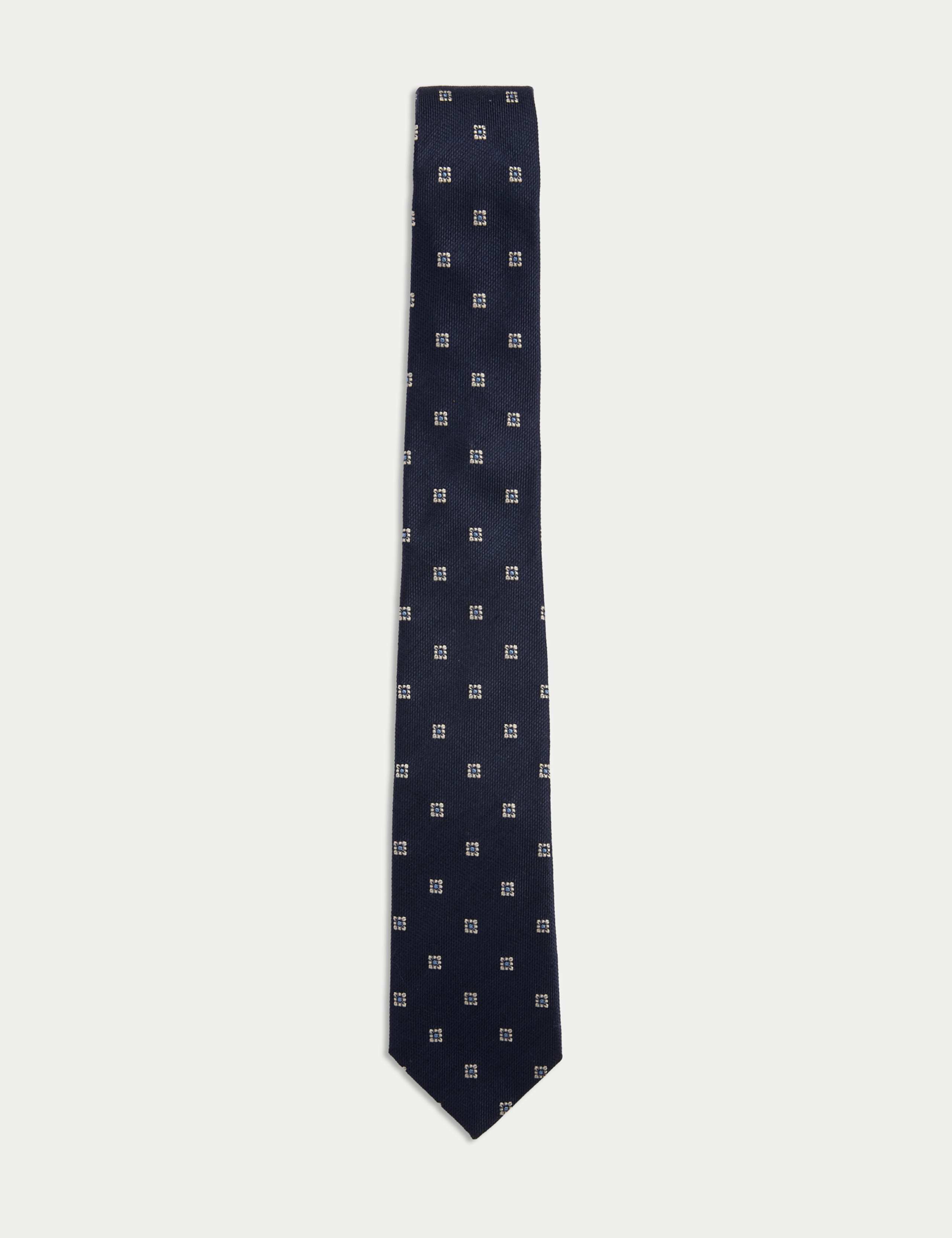 Geometric Silk Rich Tie
