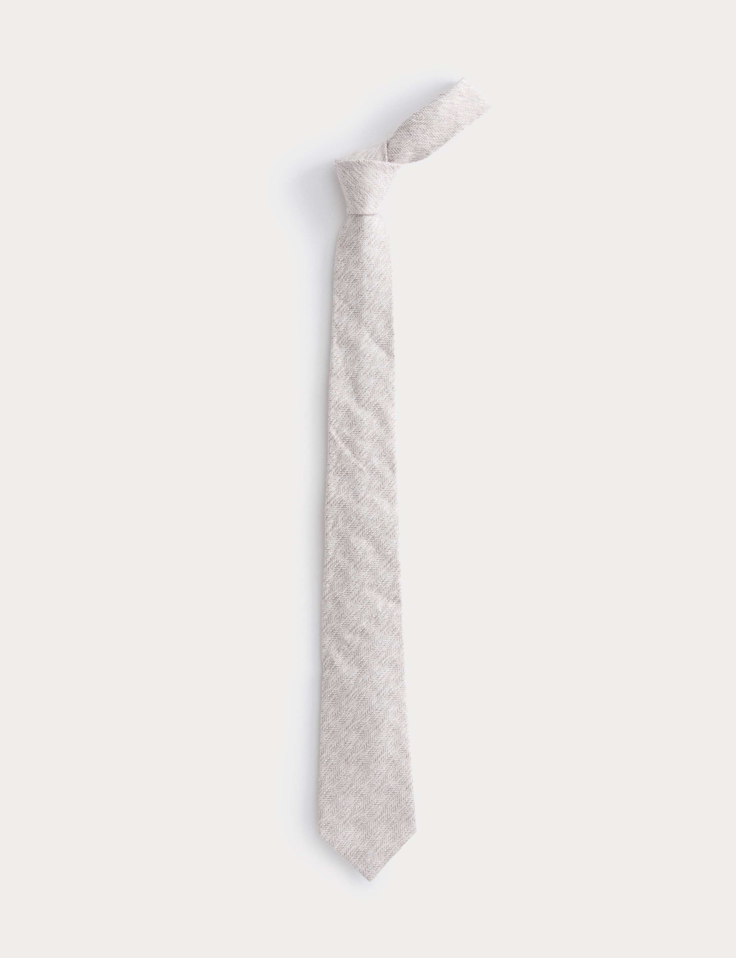 Herringbone Silk Blend Tie