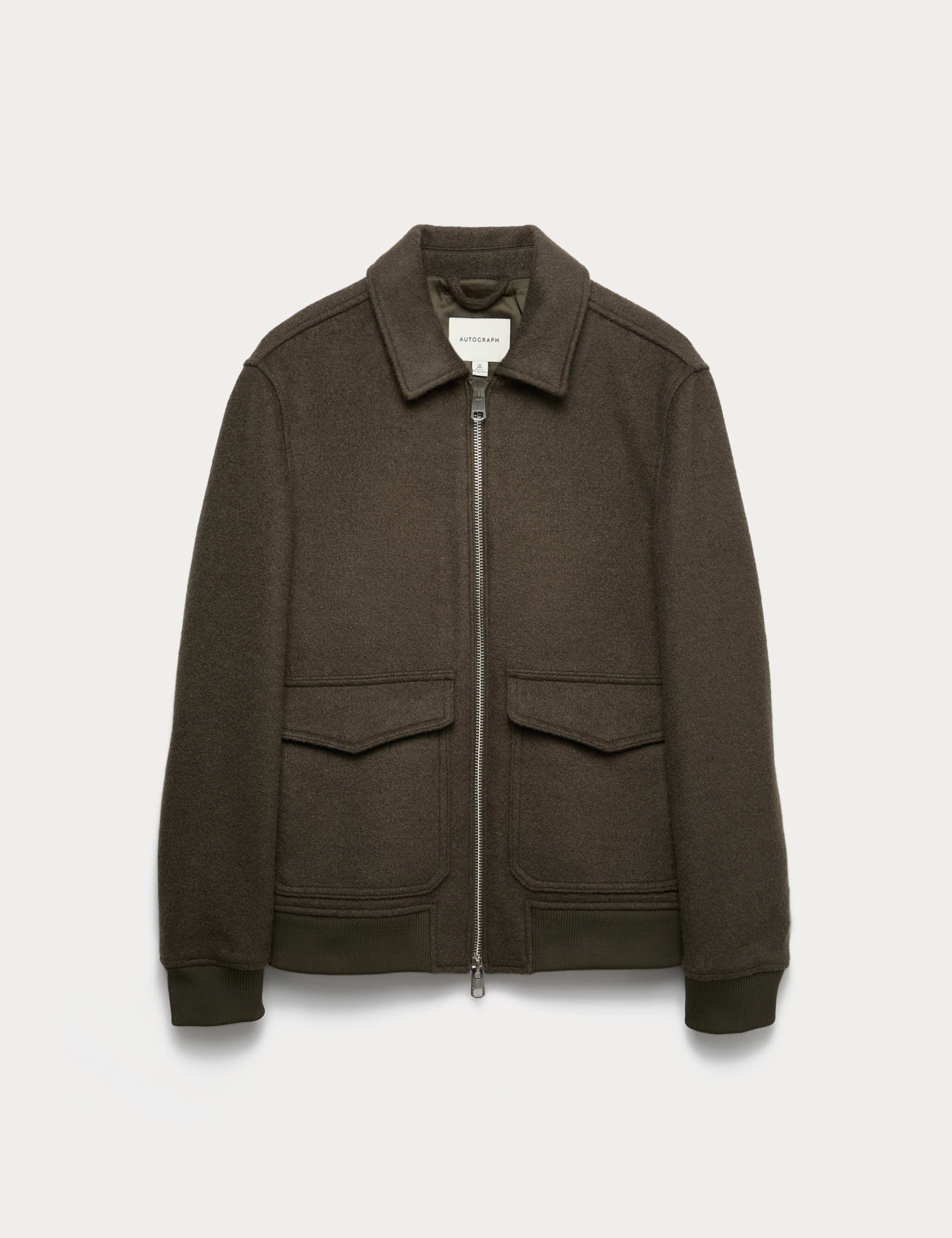 Wool Rich Bomber Jacket