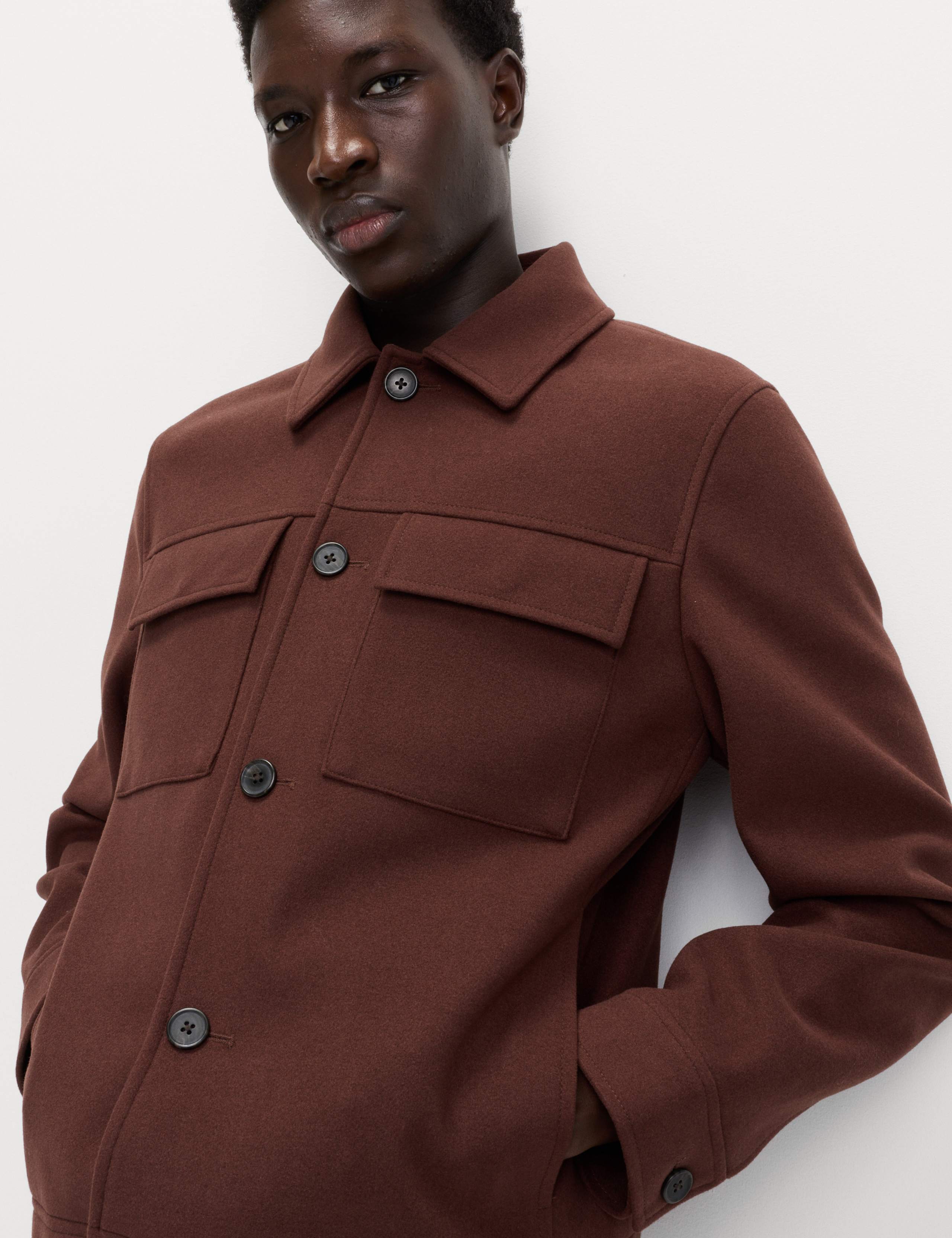 Collared Short Jacket