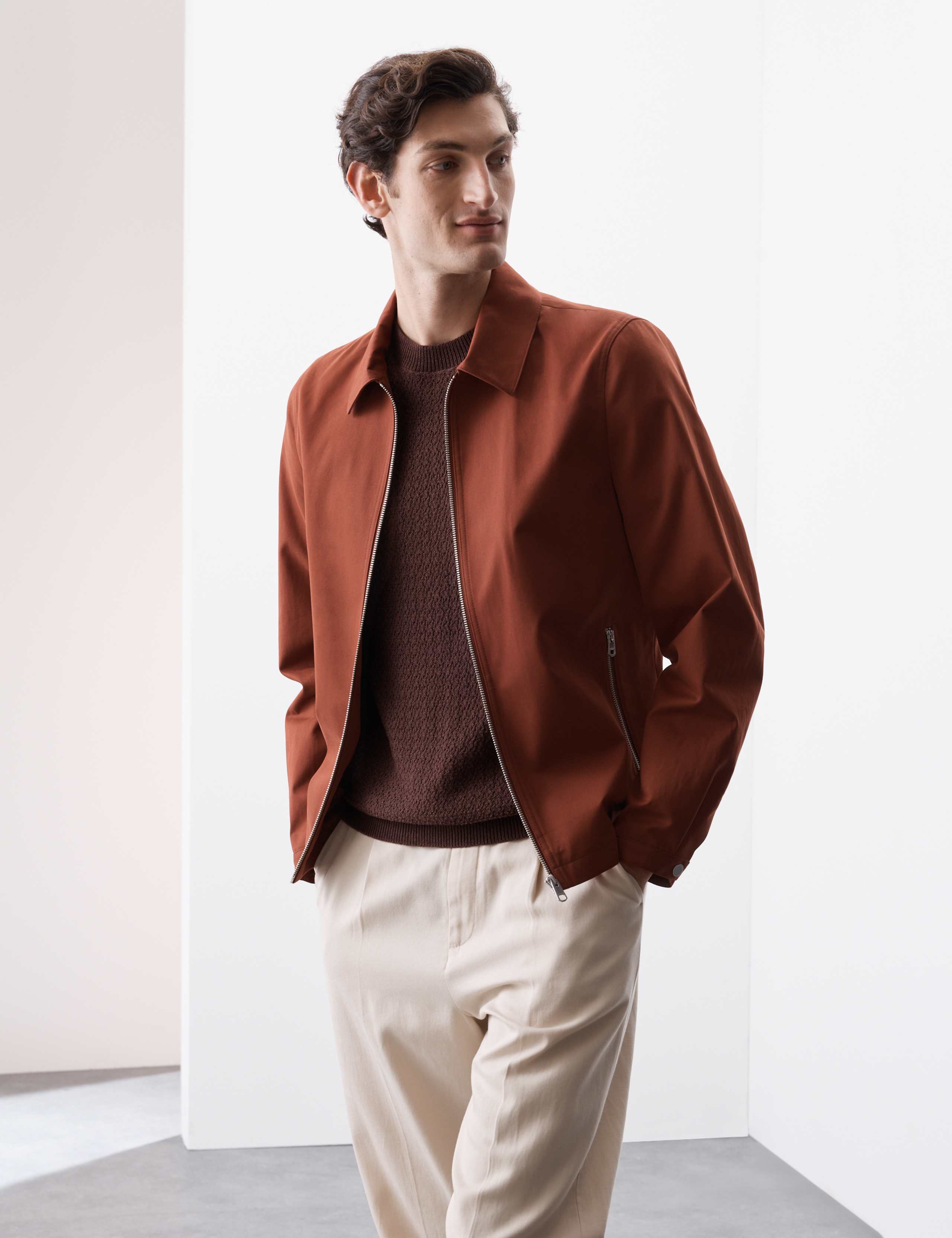 Pure Cotton Harrington Jacket