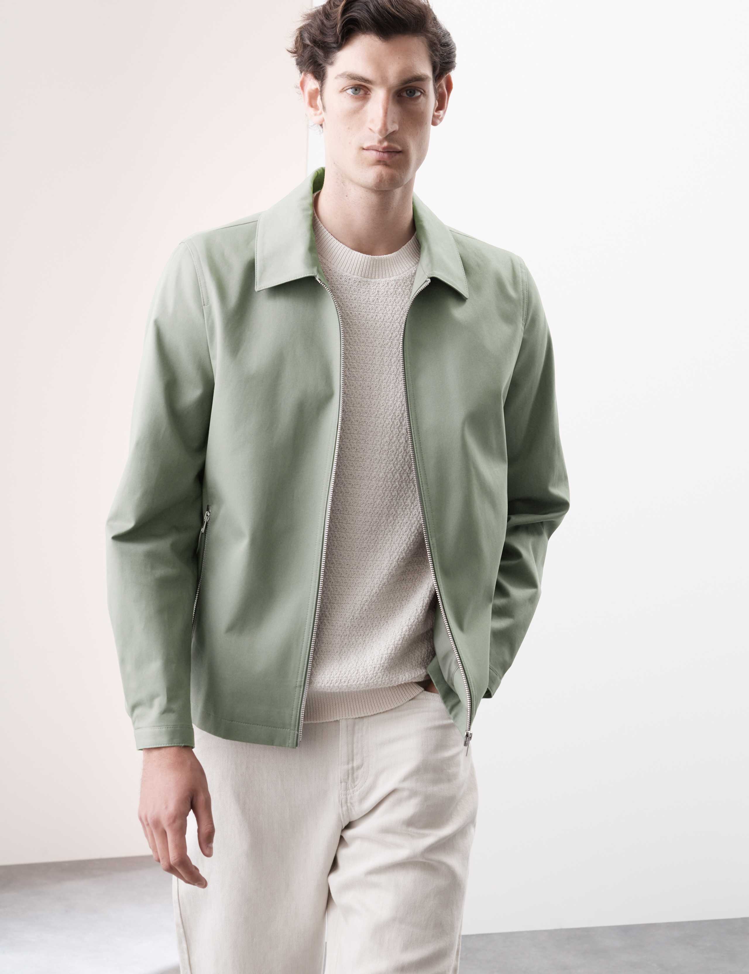 Pure Cotton Harrington Jacket