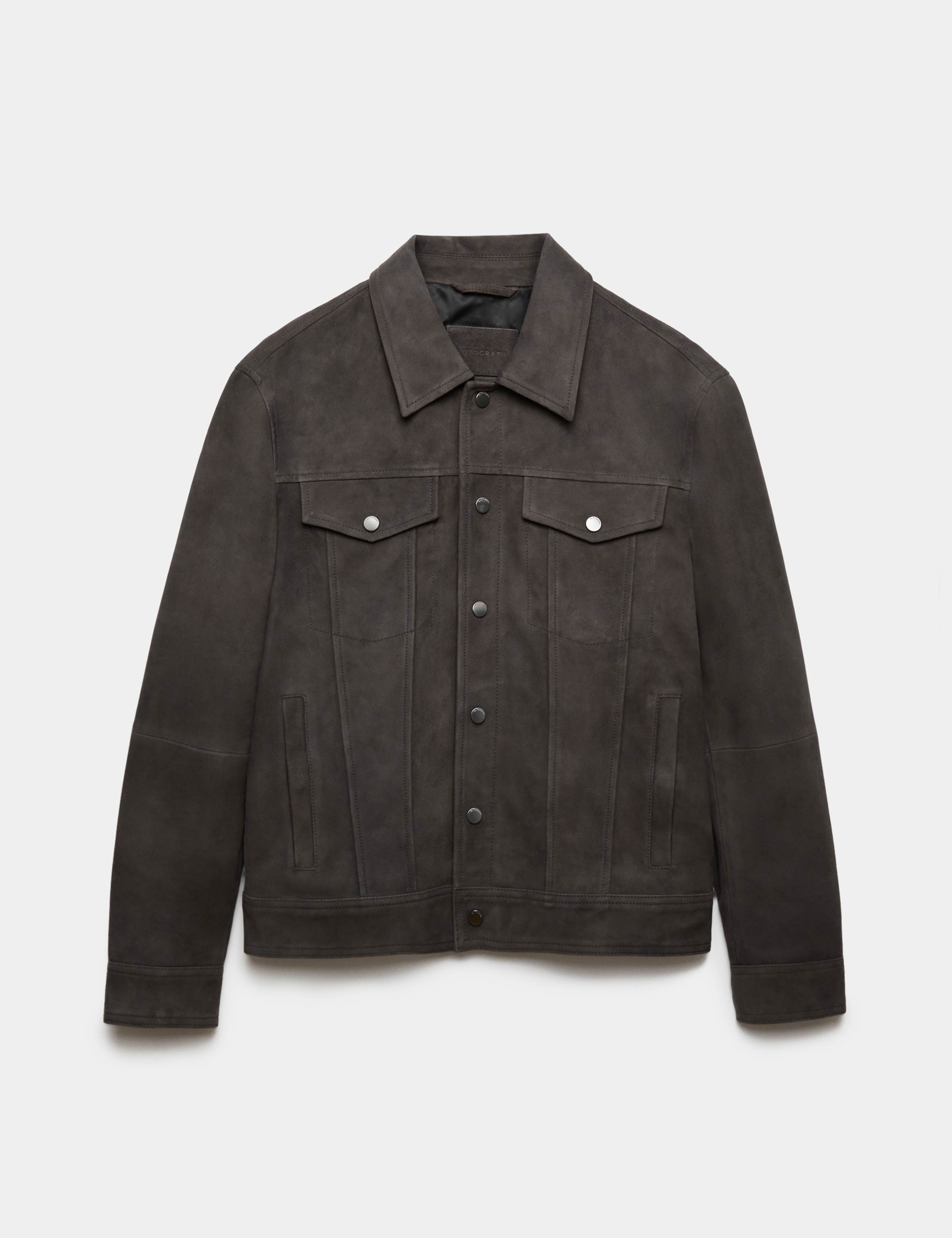 Suede Trucker Jacket