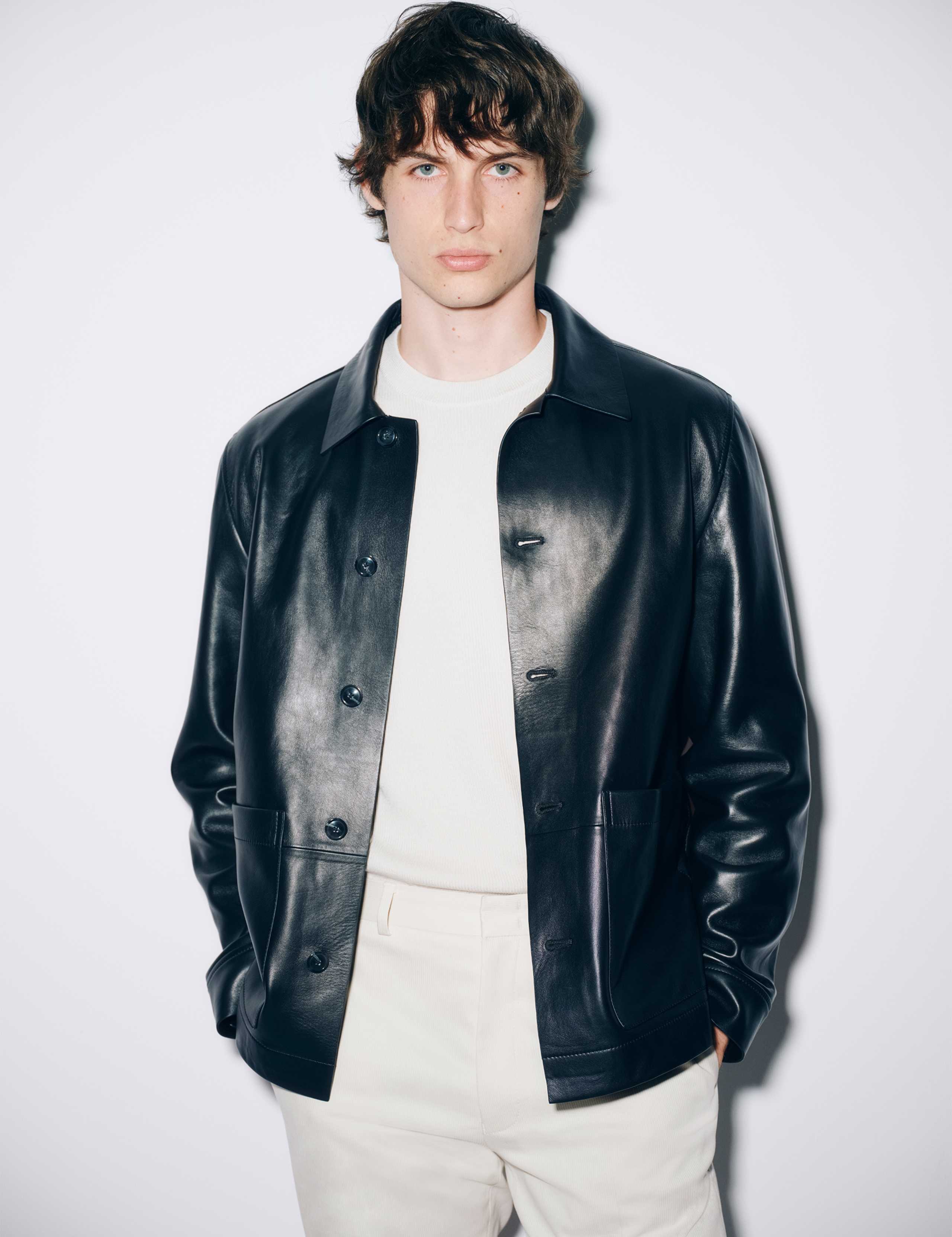 Leather Chore Jacket