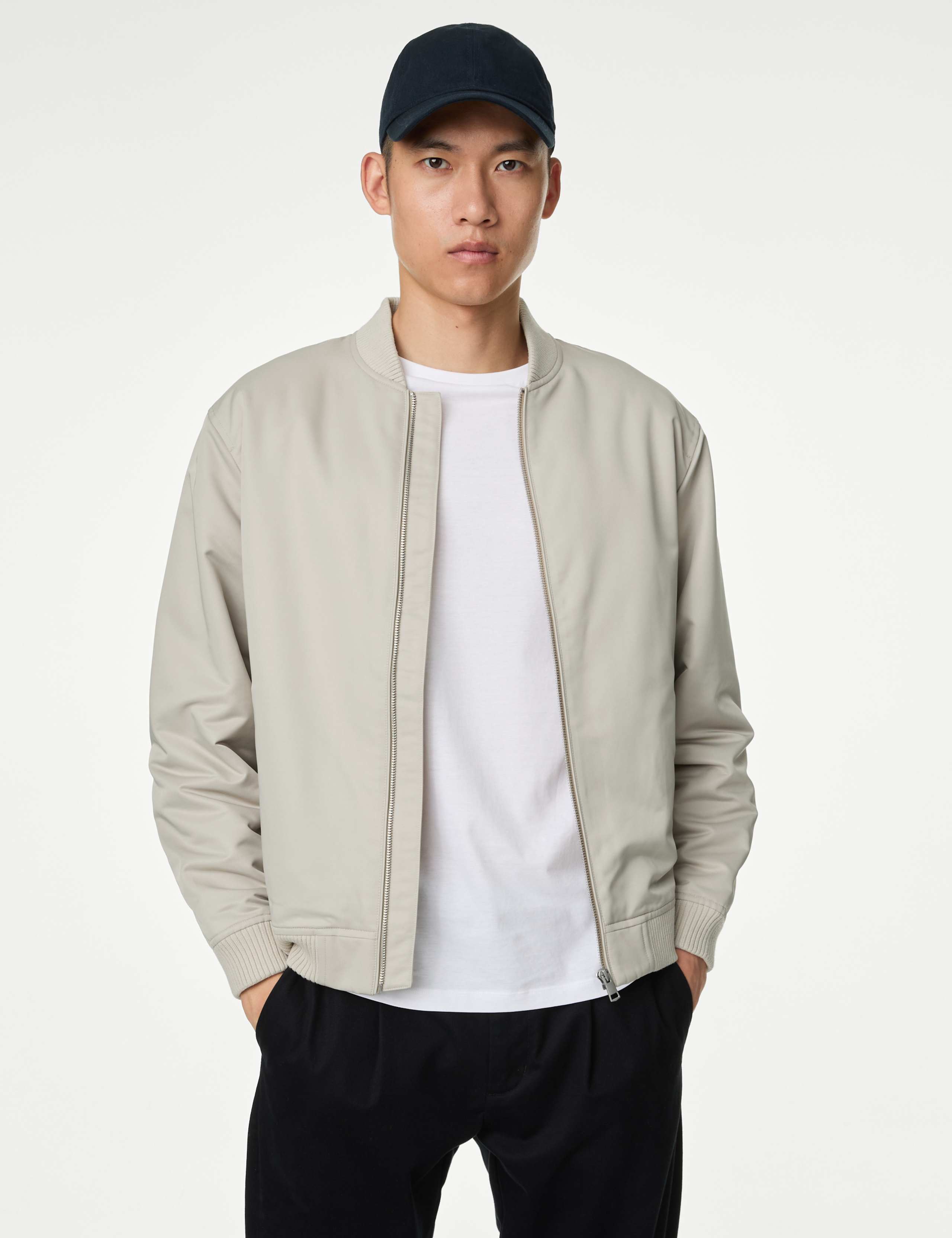 Satin Bomber Jacket