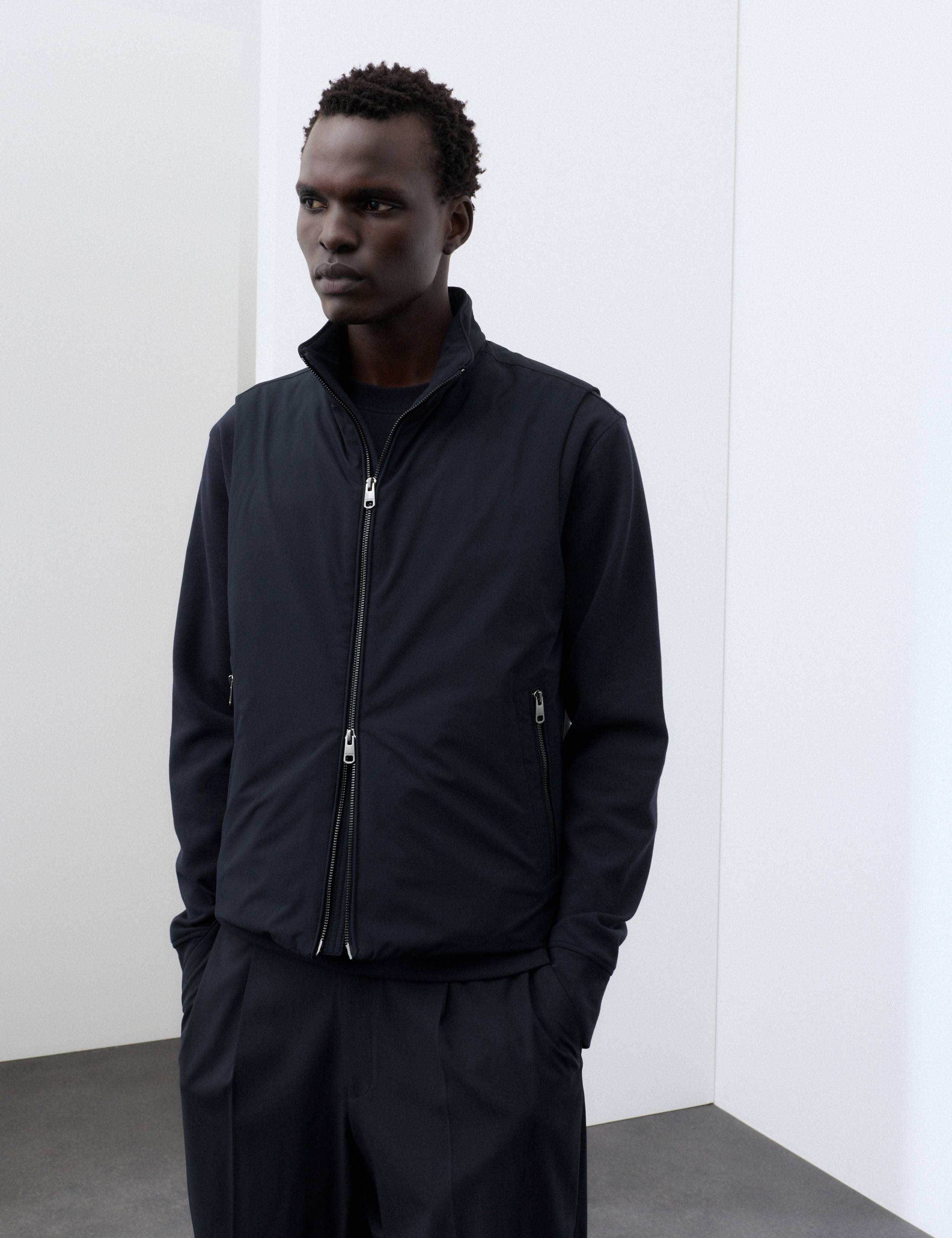 Feather and Down Padded Gilet