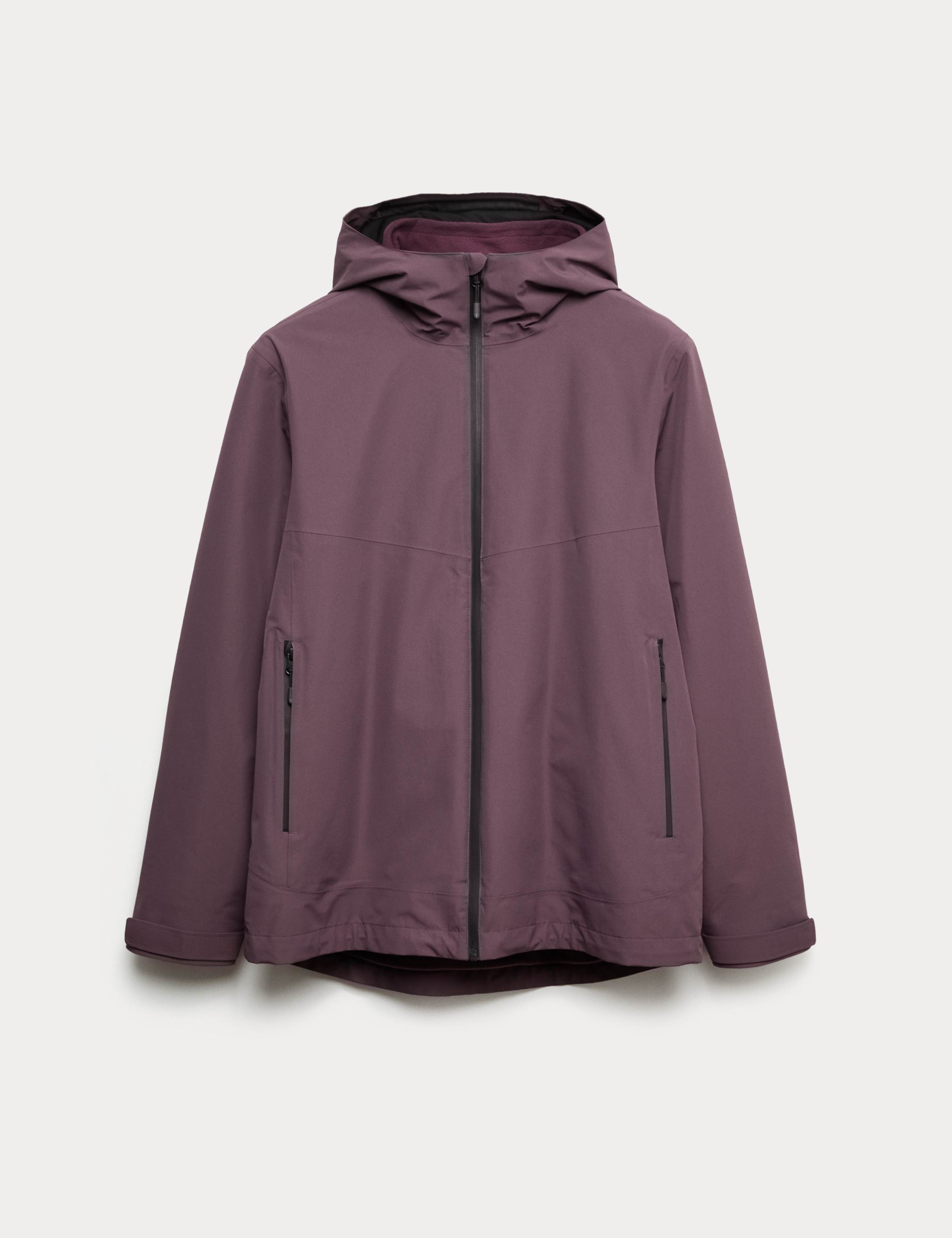 Fully waterproof jacket with taped seams