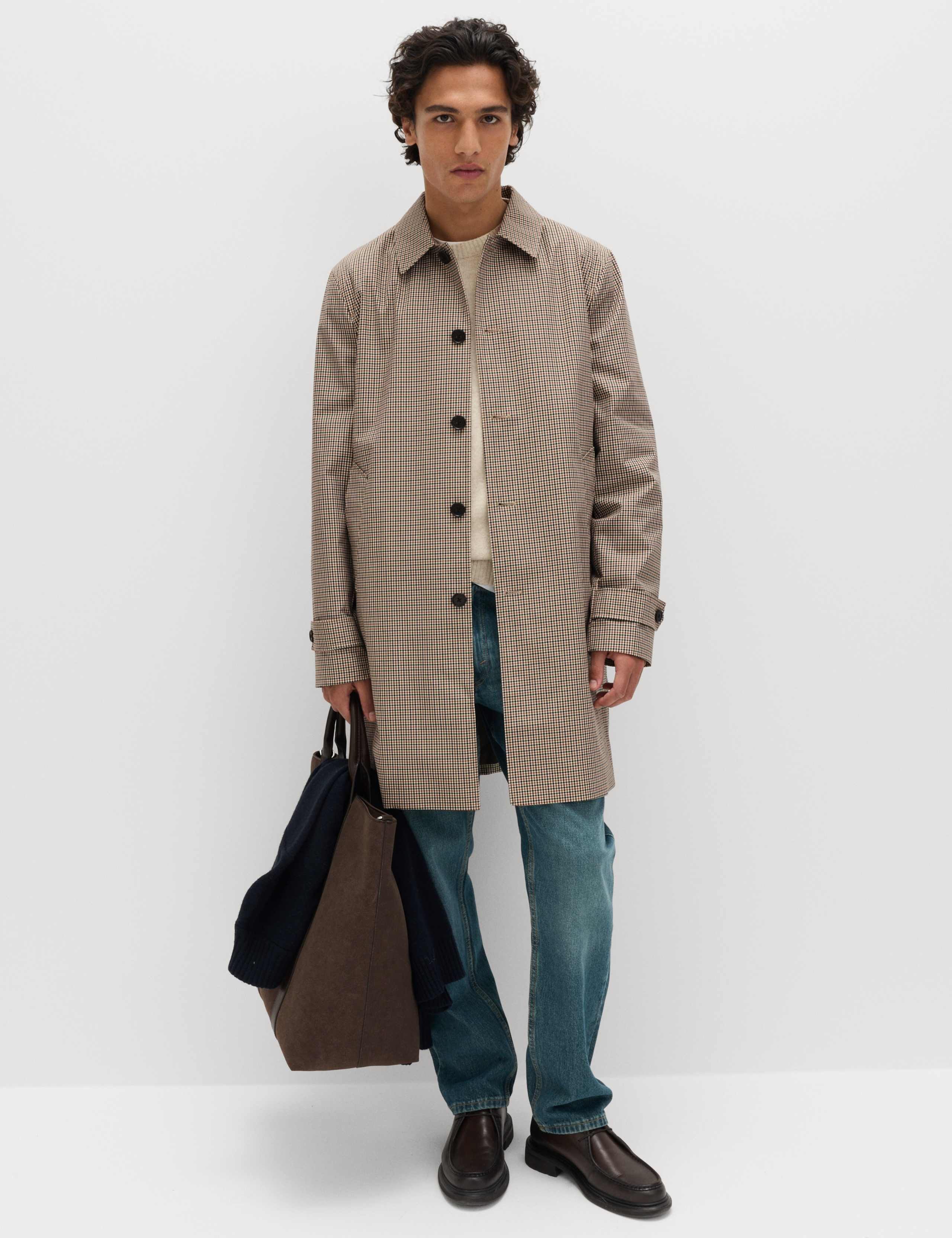 Pure Cotton Check Mac with Stormwear™