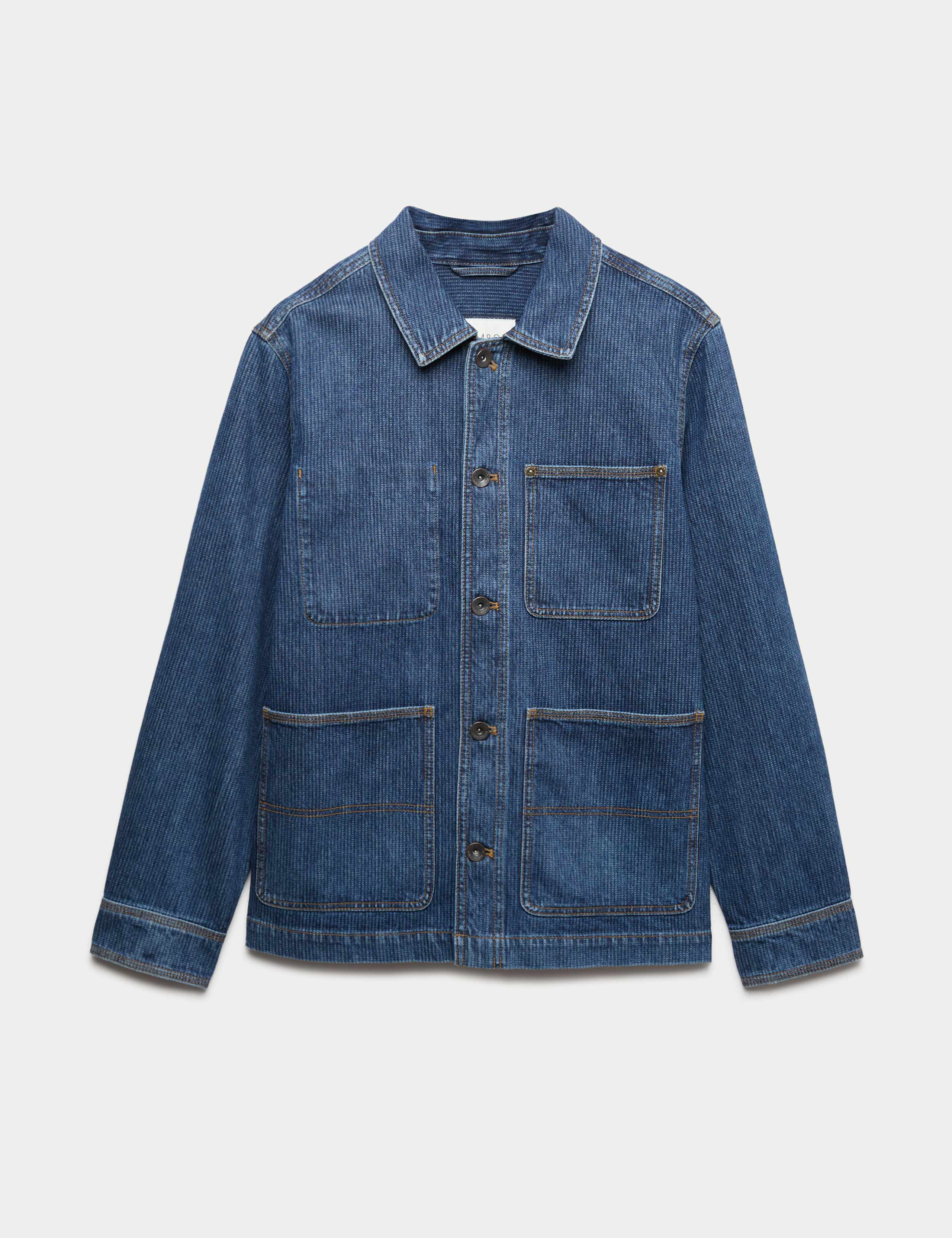 Denim 3 Pocket Chore Jacket