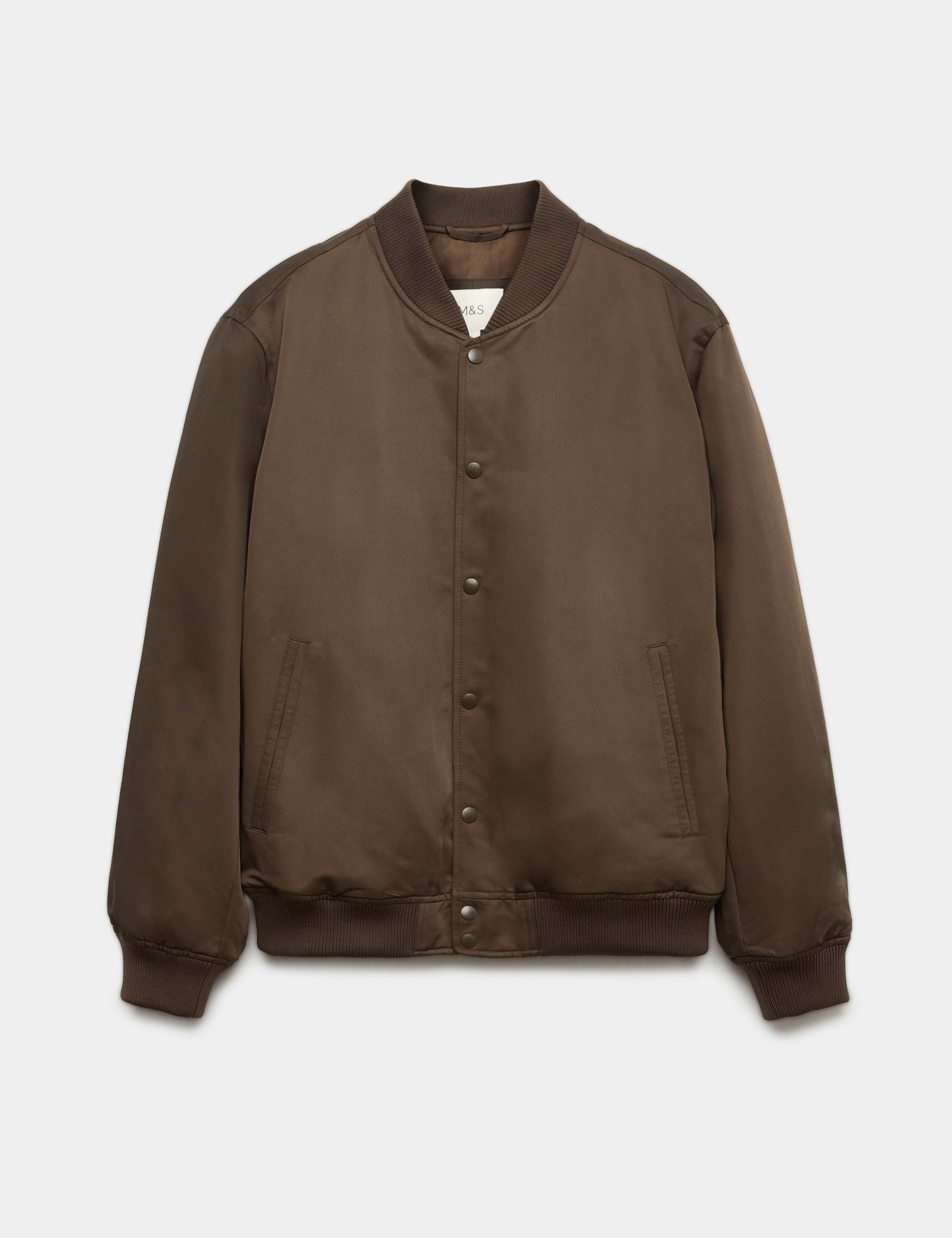 Satin Bomber Jacket
